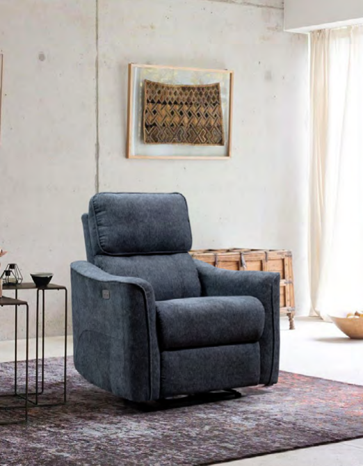 Fabric Electric Recliner Armchair - Image 3