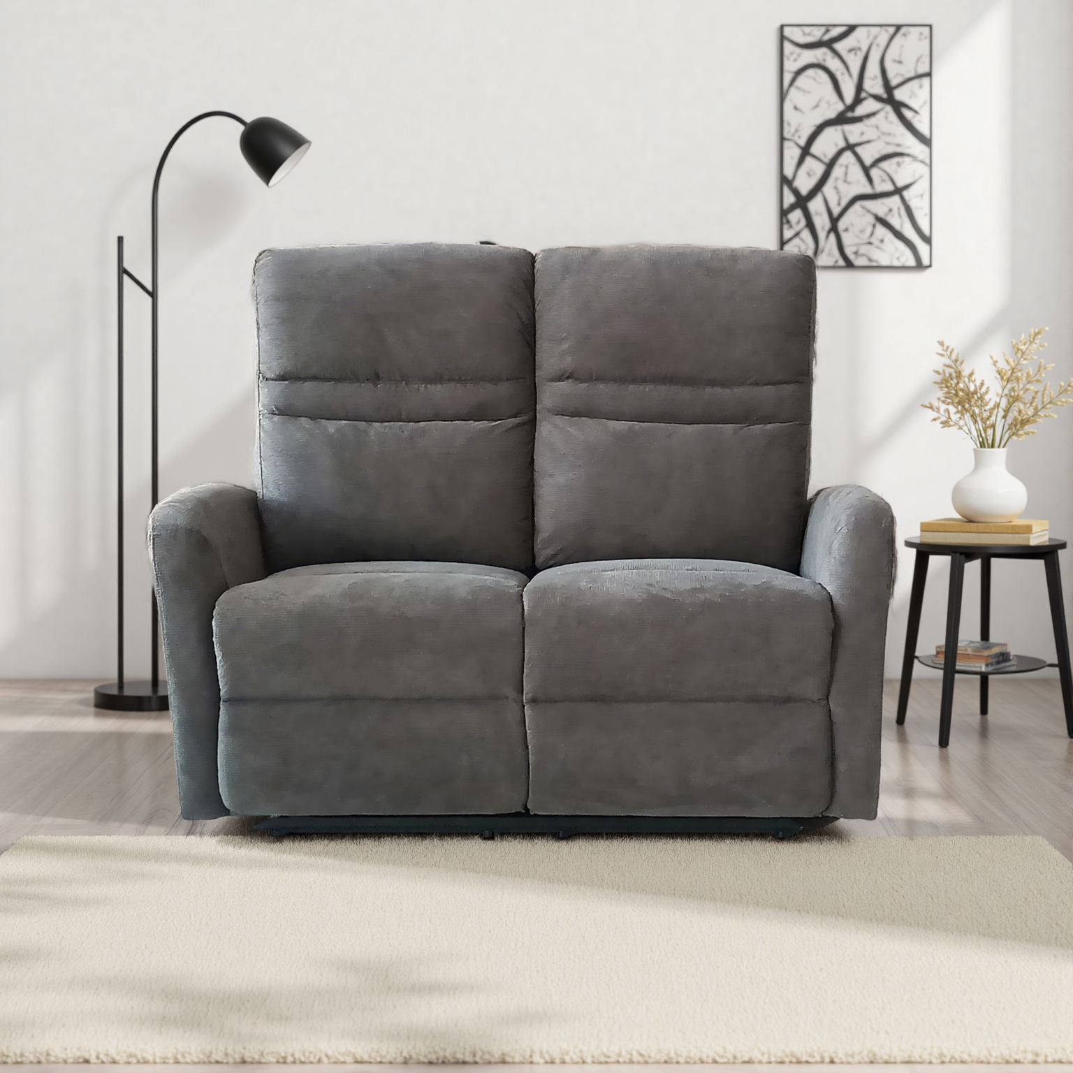 2-Seater Manual Recliner Sofa - Image 3