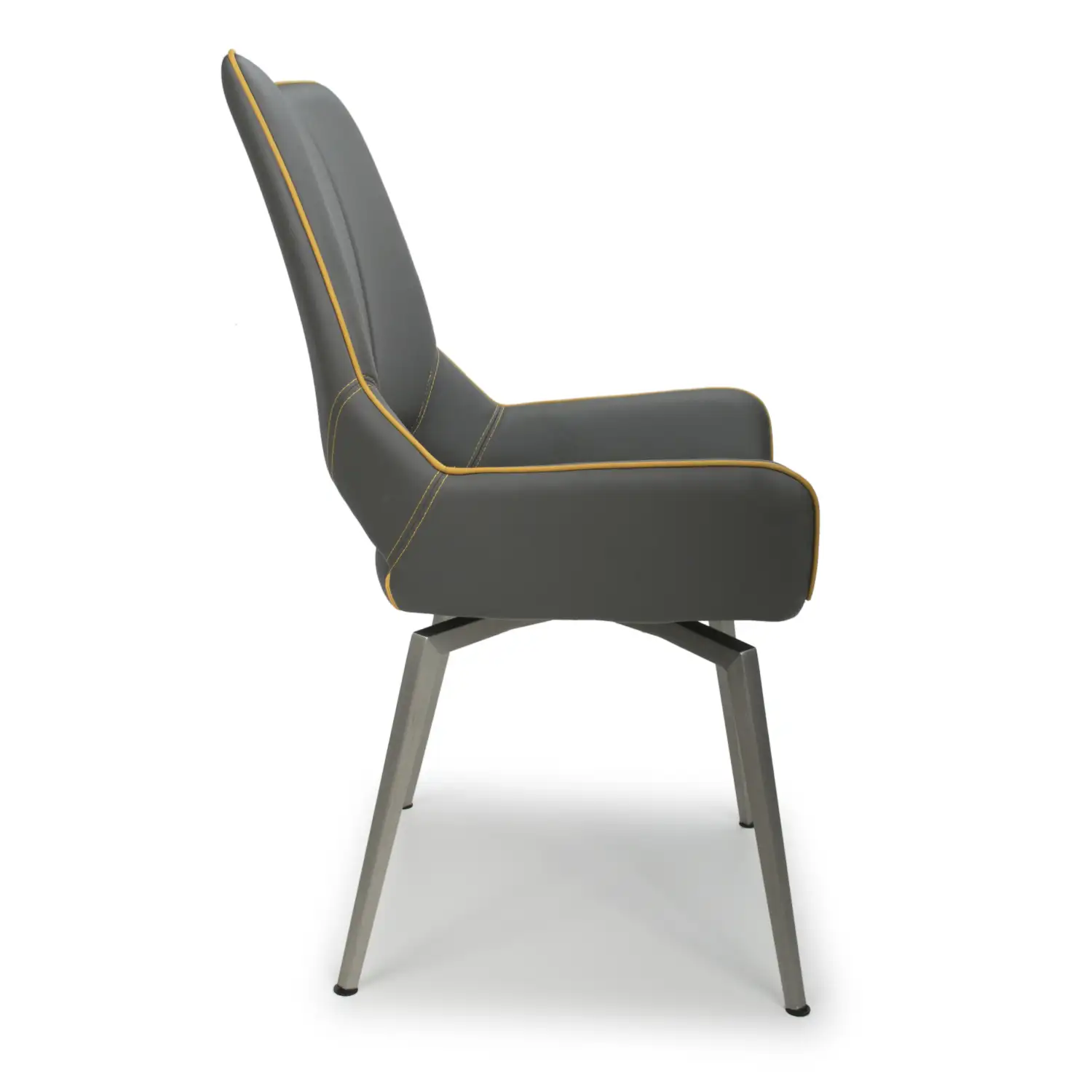Mako Swivel Leather Dining Chair - Image 10