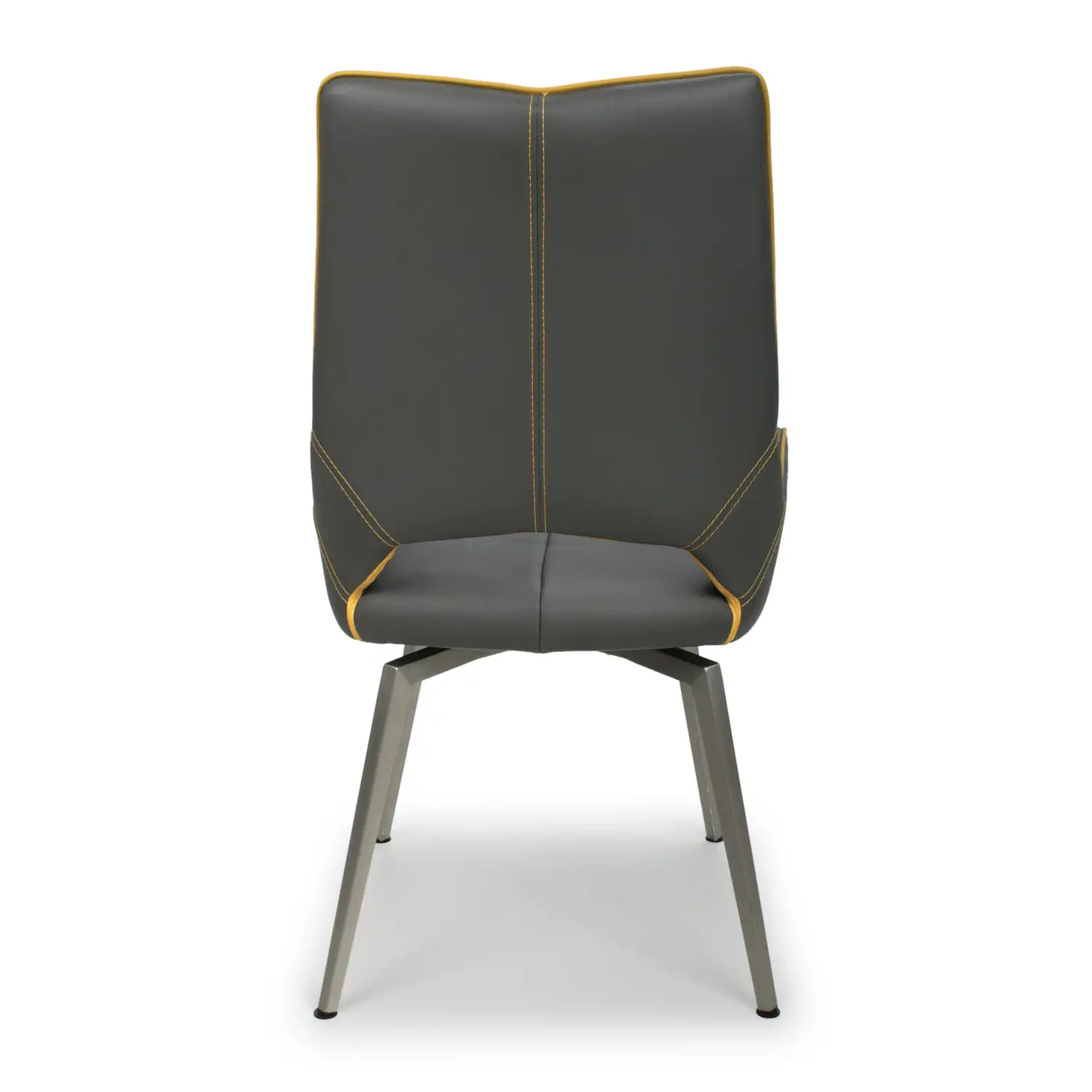 Mako Swivel Leather Dining Chair - Image 12