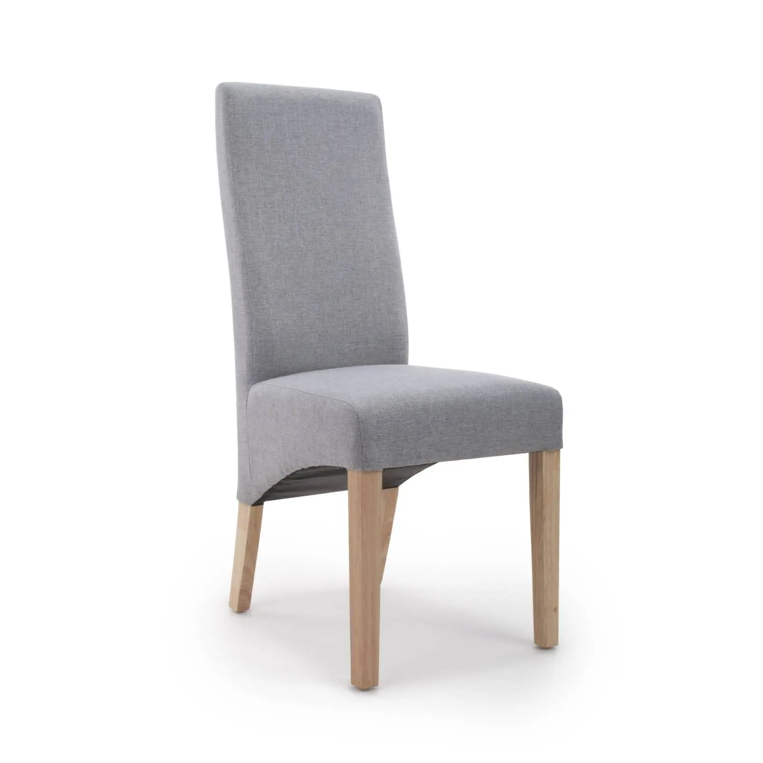 Baxter Wave Back Linen Effect Dining Chair - Image 5