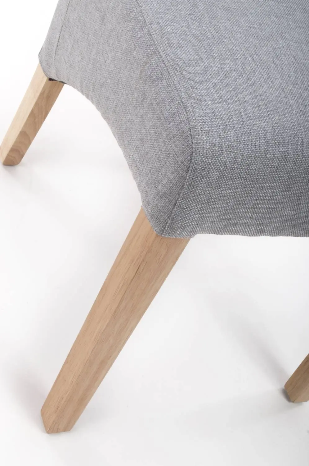 Baxter Wave Back Linen Effect Dining Chair - Image 10