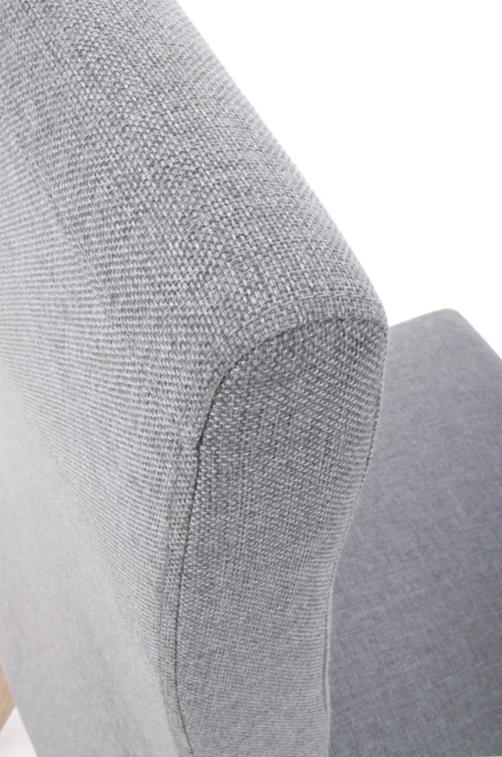 Baxter Wave Back Linen Effect Dining Chair - Image 11