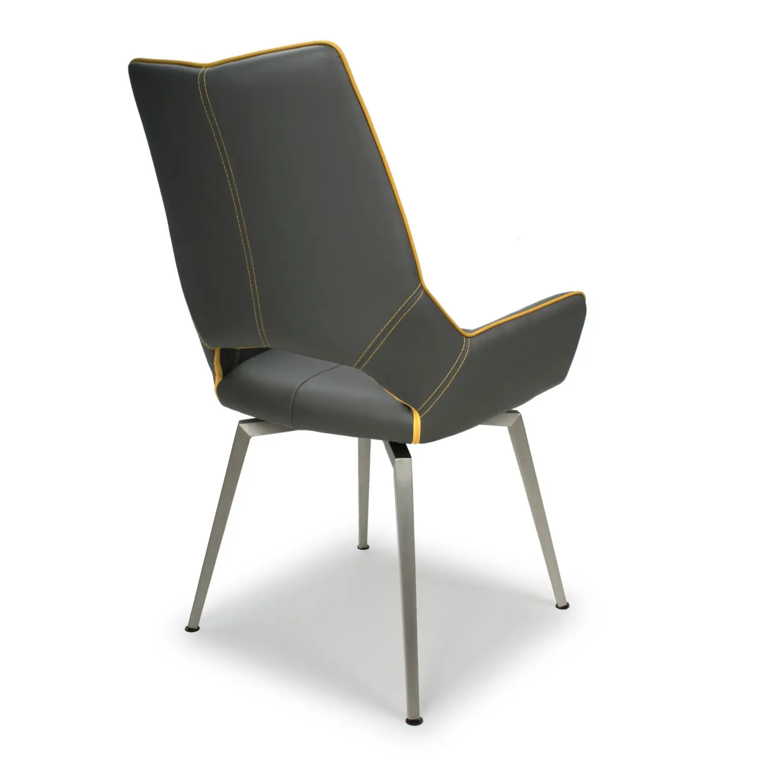 Mako Swivel Leather Dining Chair - Image 2