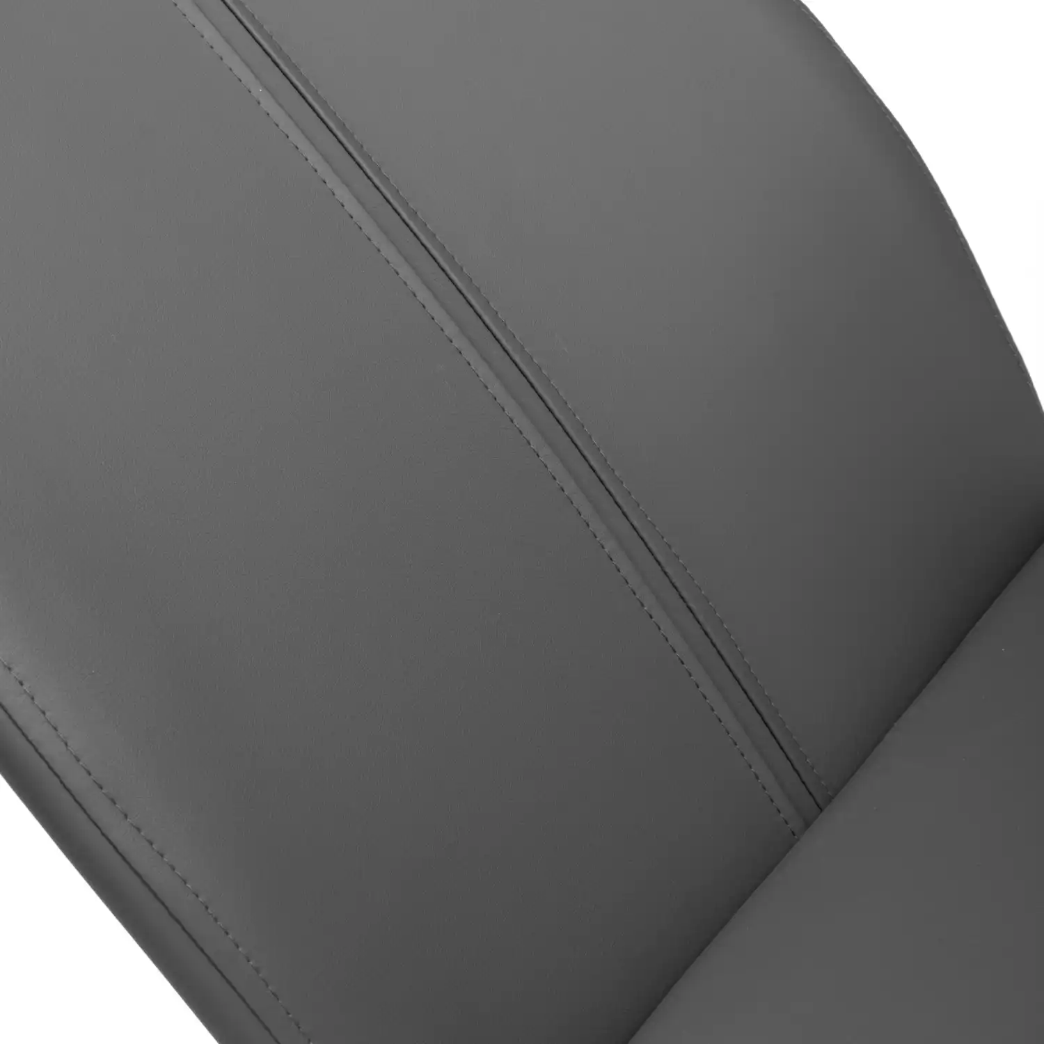 Toledo Leather Effect Grey Dining Chair - Image 7