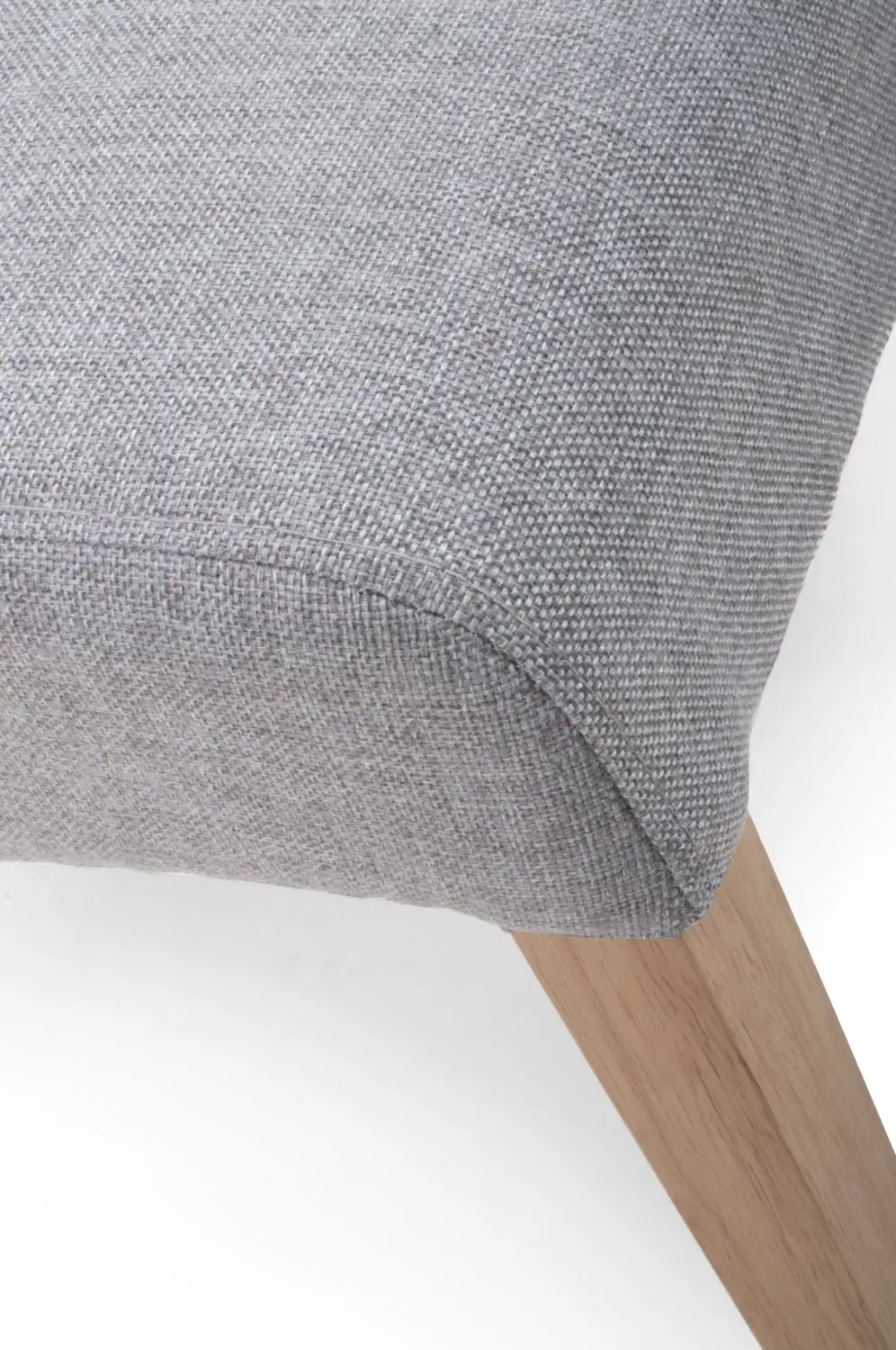 Baxter Wave Back Linen Effect Dining Chair - Image 4