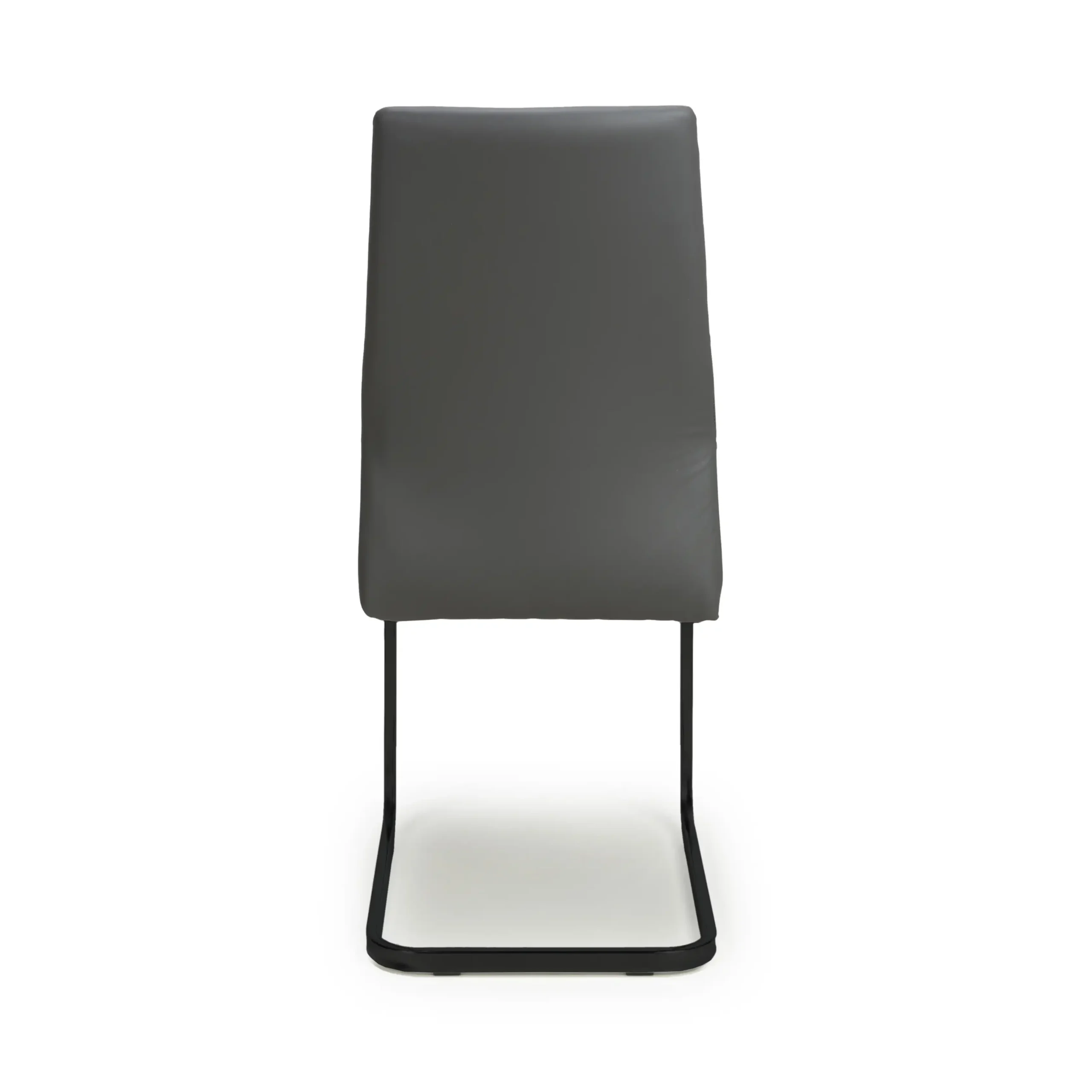 Cordoba Leather Effect Grey Dining Chair - Image 5