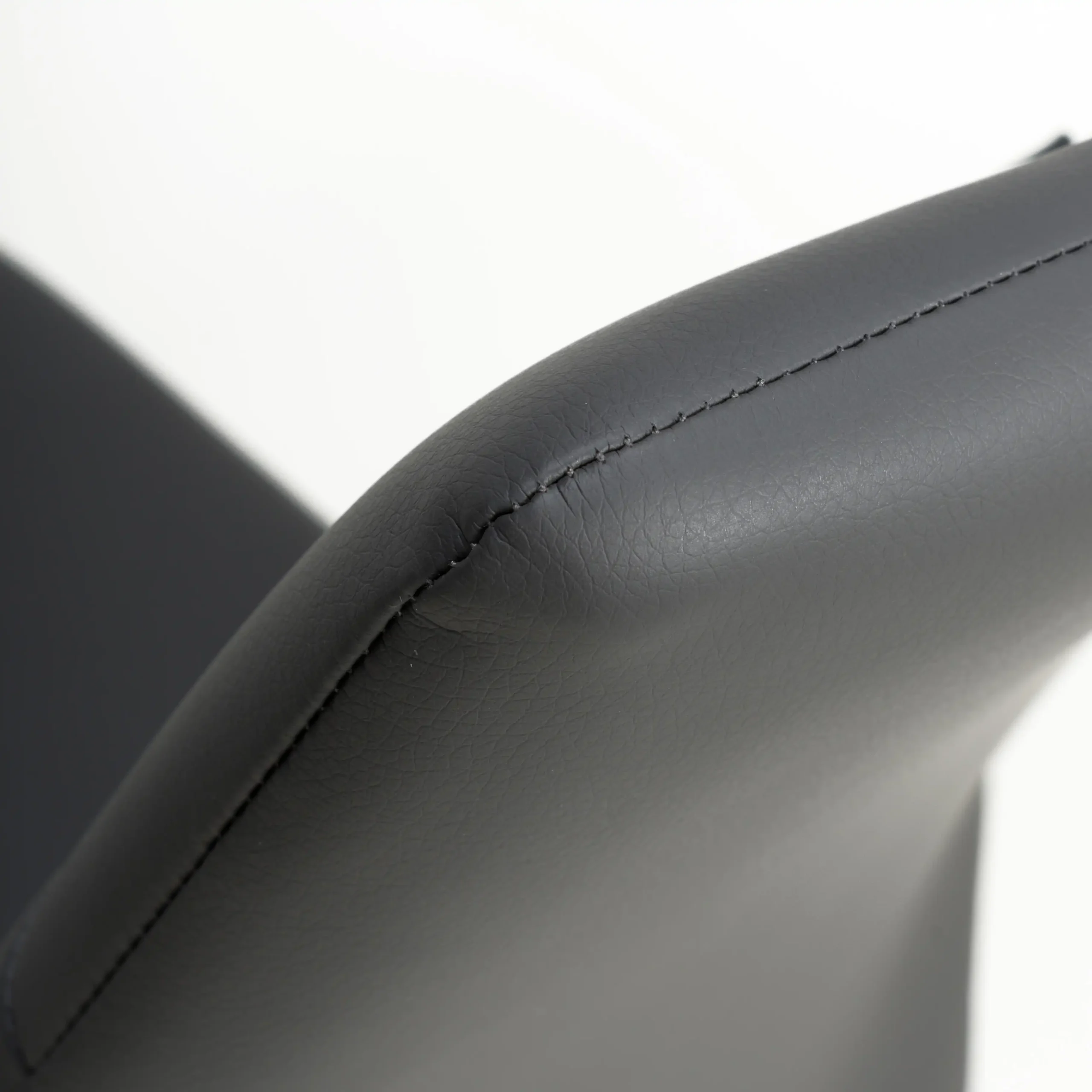 Cordoba Leather Effect Grey Dining Chair - Image 10