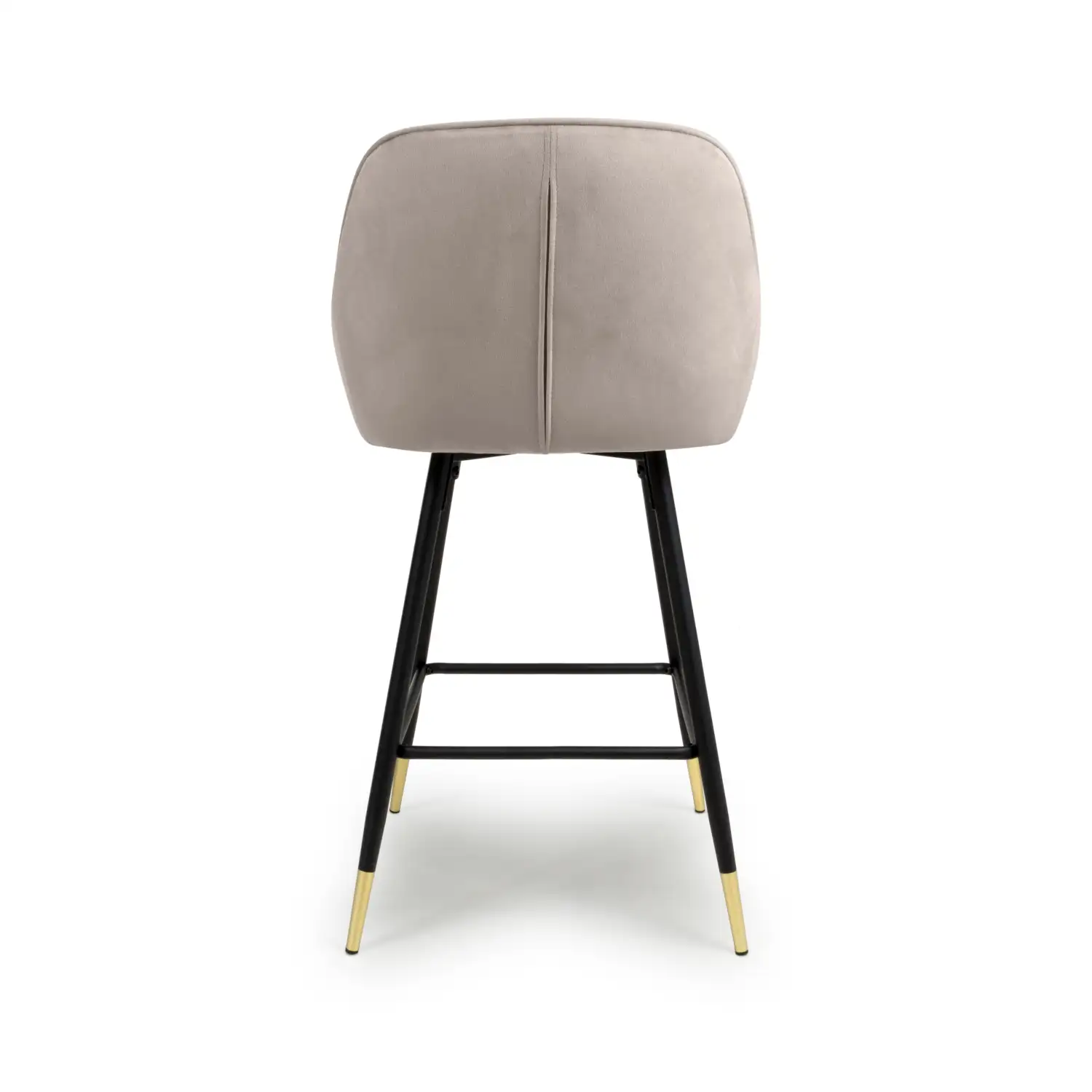 Savanna Brushed Velvet Mink Bar Stool - Image 5