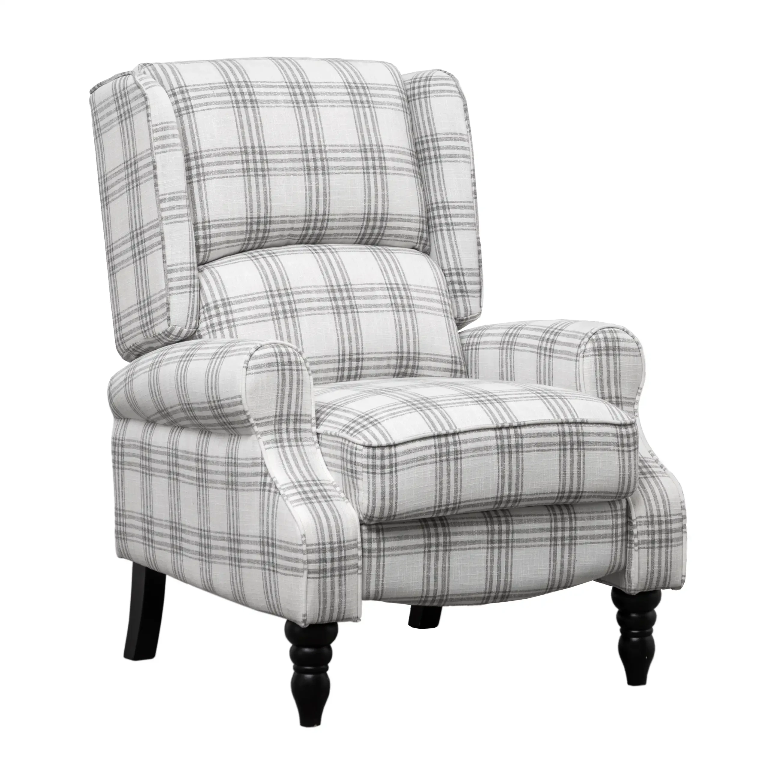 Henderson White Check Recliner