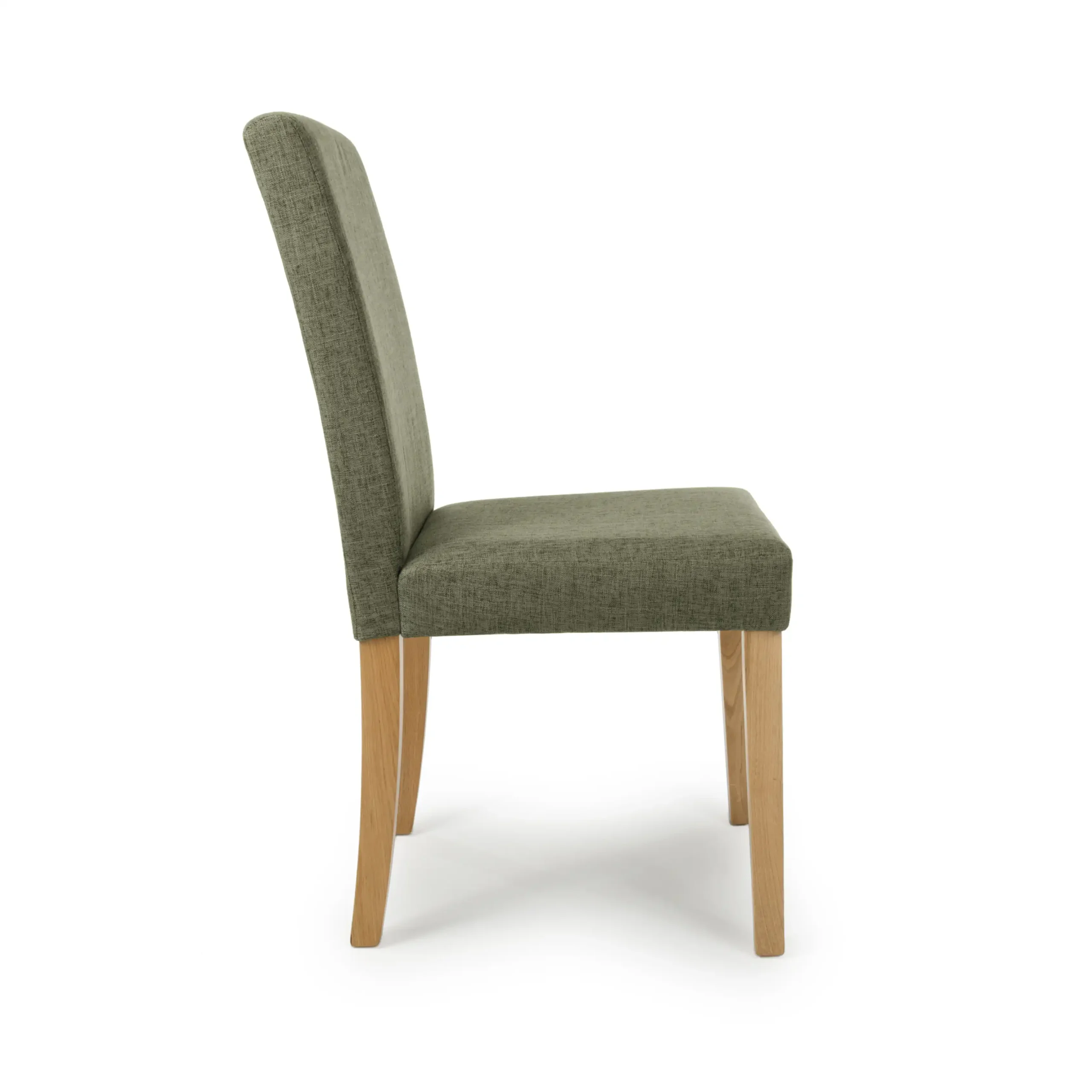 Finley Linen Effect Sage Green Dining Chair - Image 3