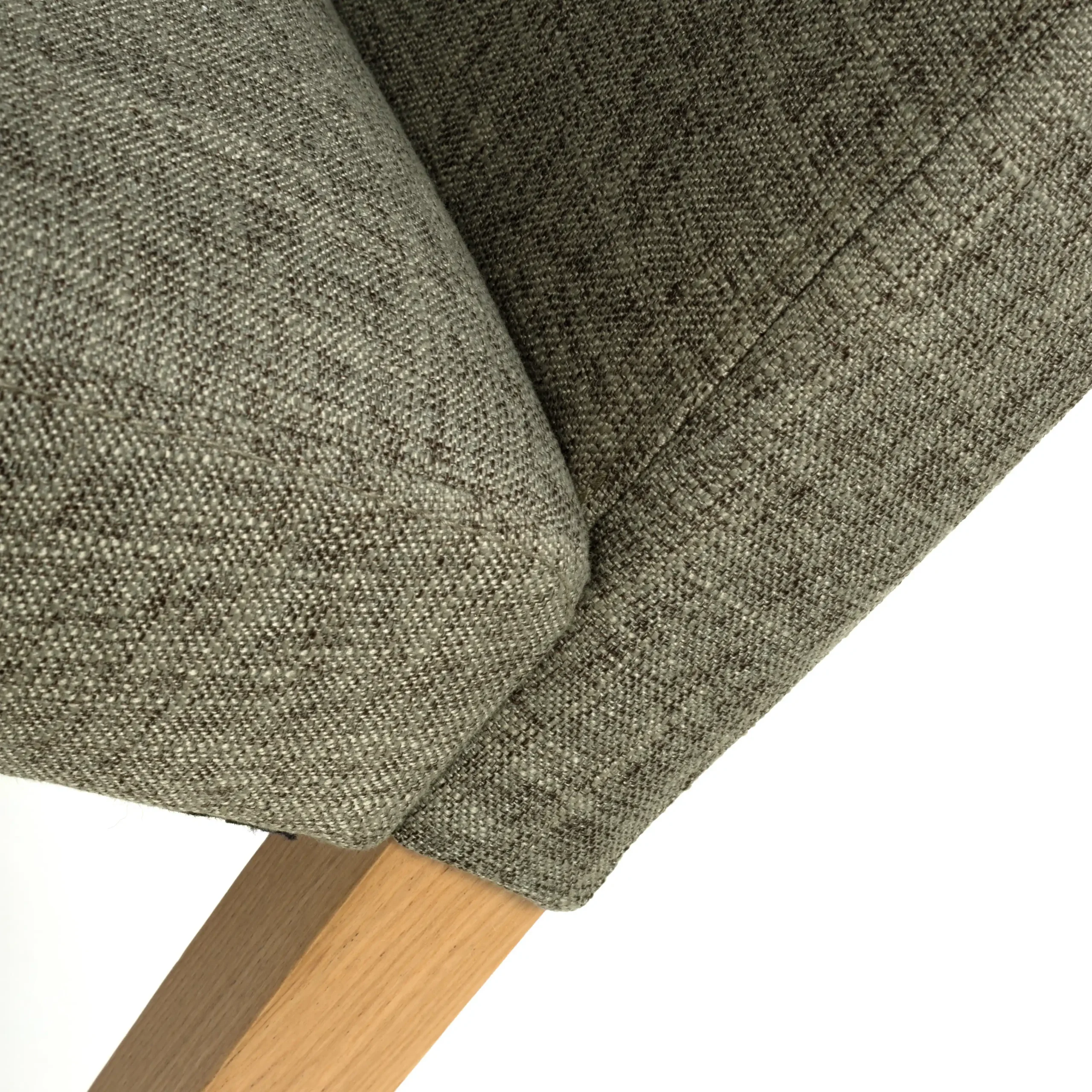 Finley Linen Effect Sage Green Dining Chair - Image 7