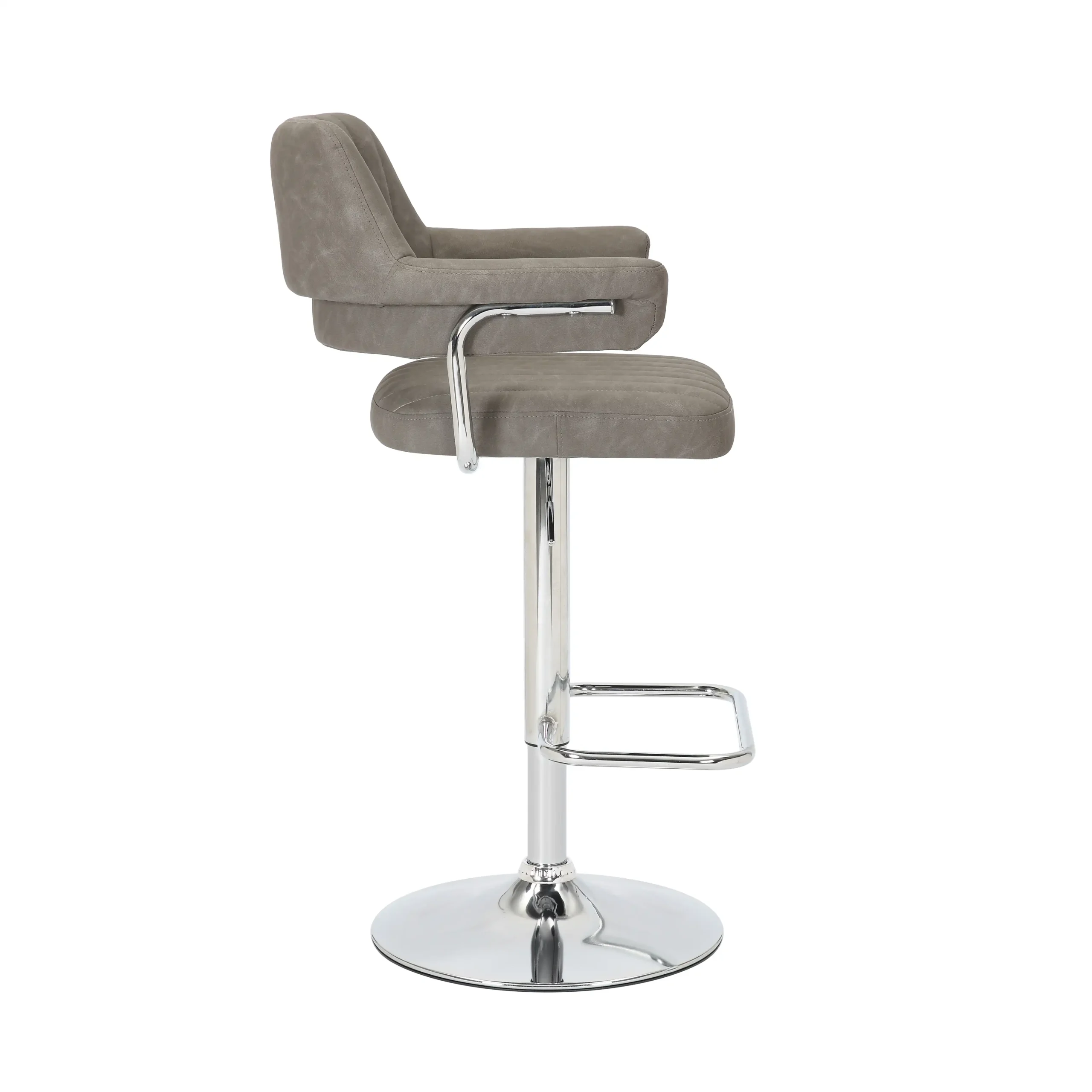 Cortez Leather Effect Bar Stool - Image 7