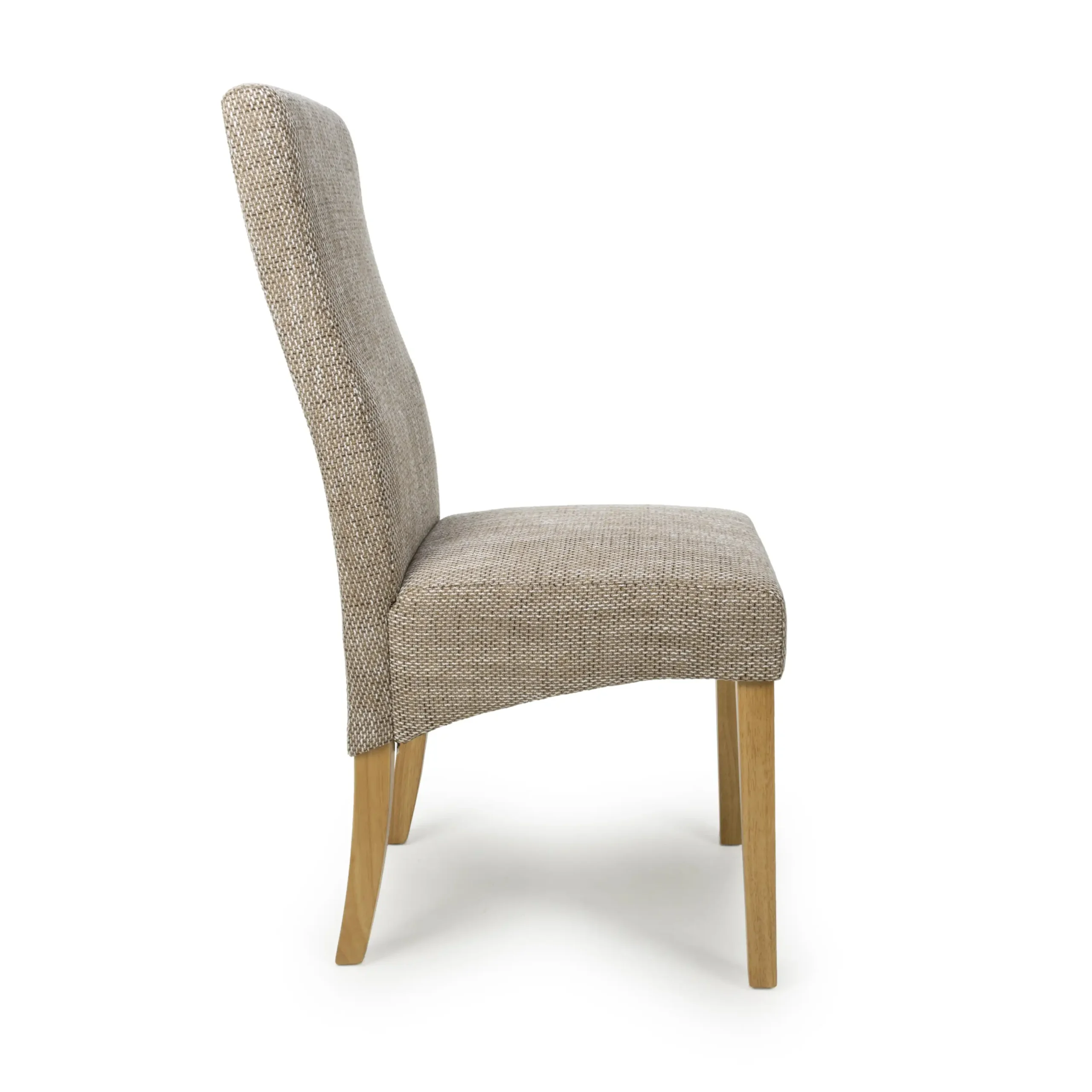 Bailey Tweed Oatmeal Dining Chair - Image 3