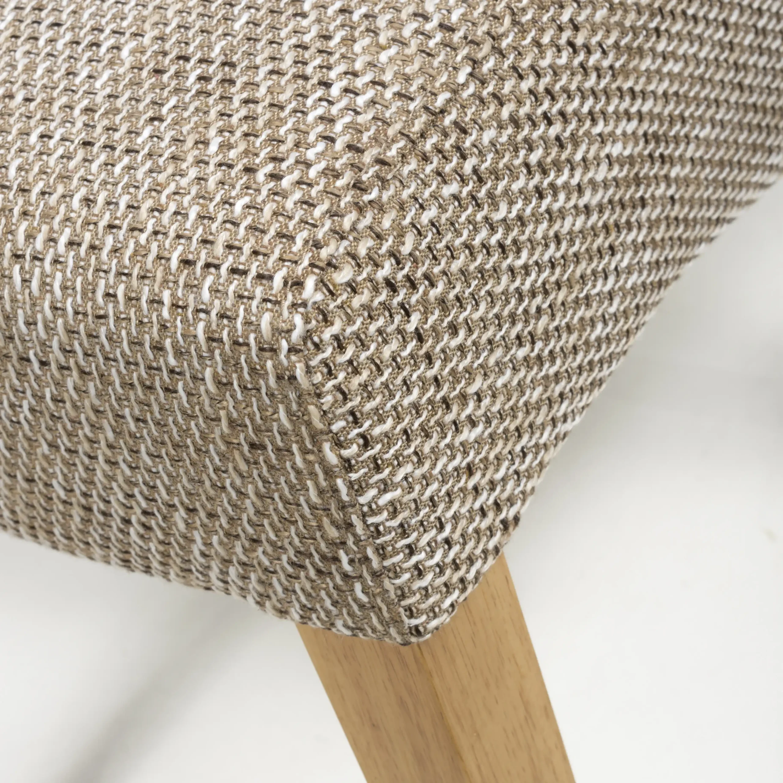 Bailey Tweed Oatmeal Dining Chair - Image 6