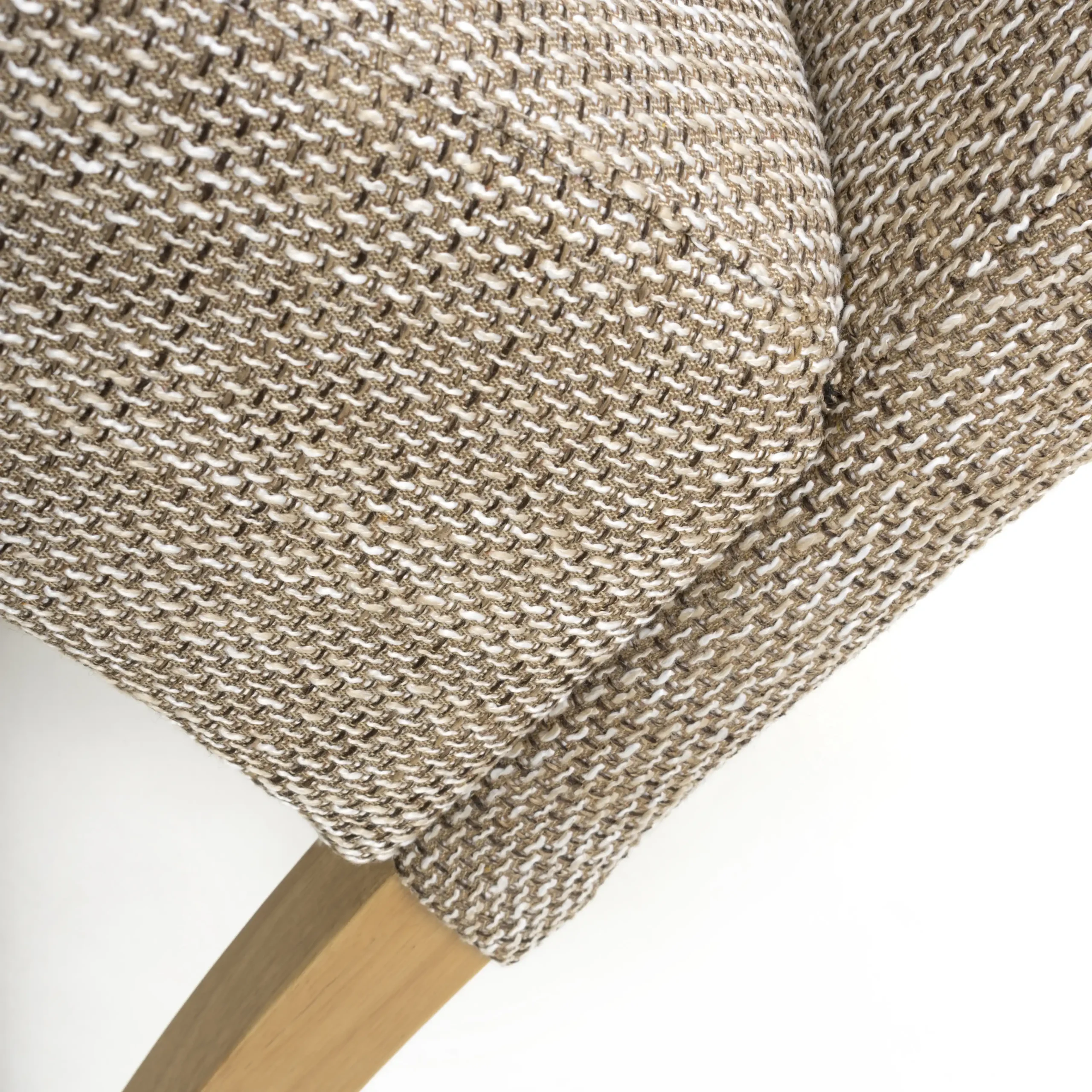 Bailey Tweed Oatmeal Dining Chair - Image 7