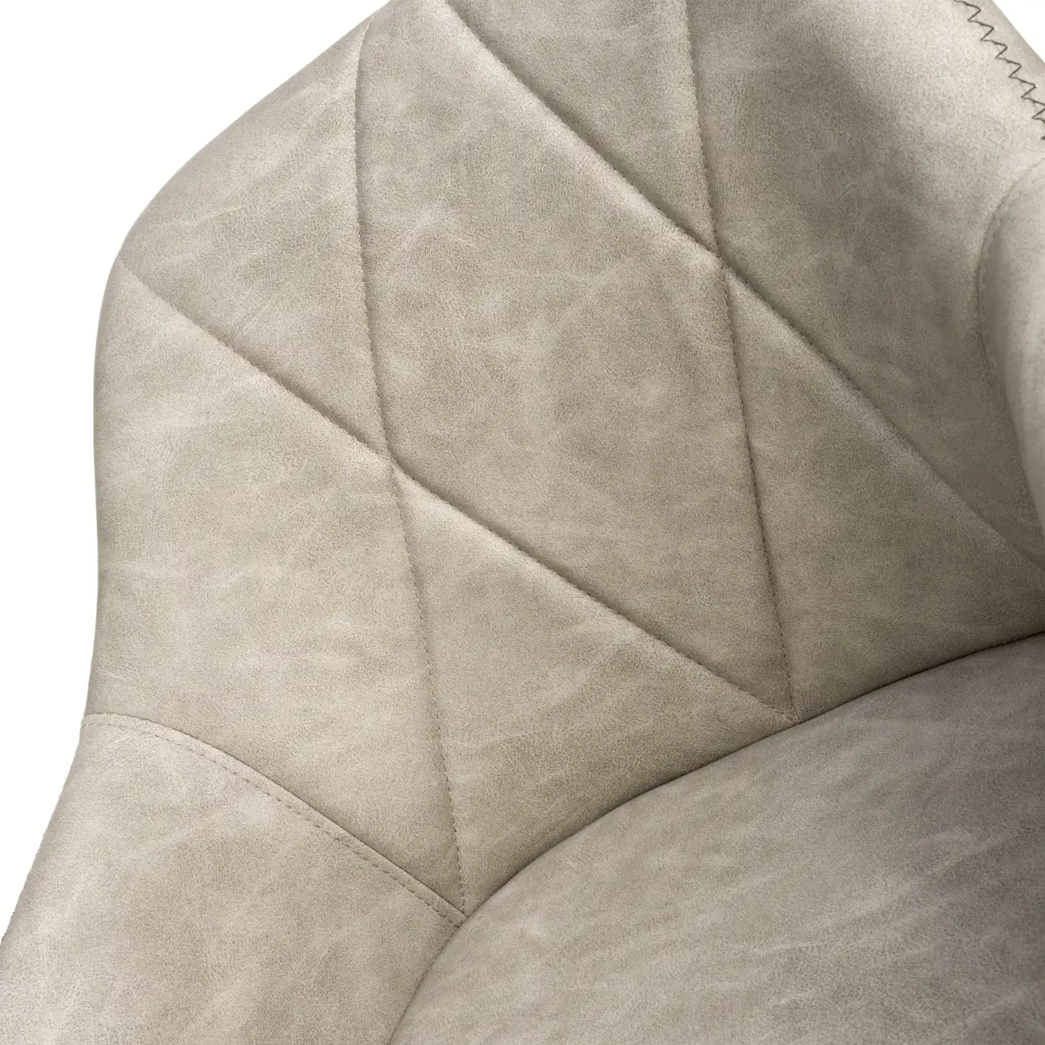 Serena Leather Effect Mink Bar Stool - Image 6