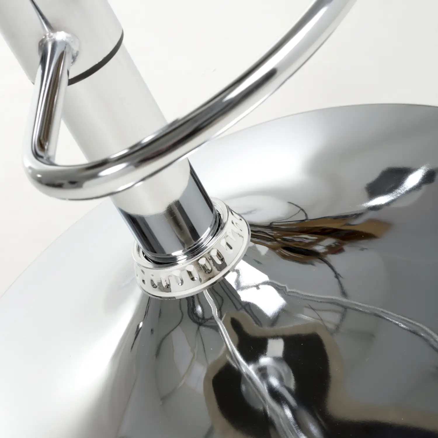 Serena Leather Effect Mink Bar Stool - Image 9