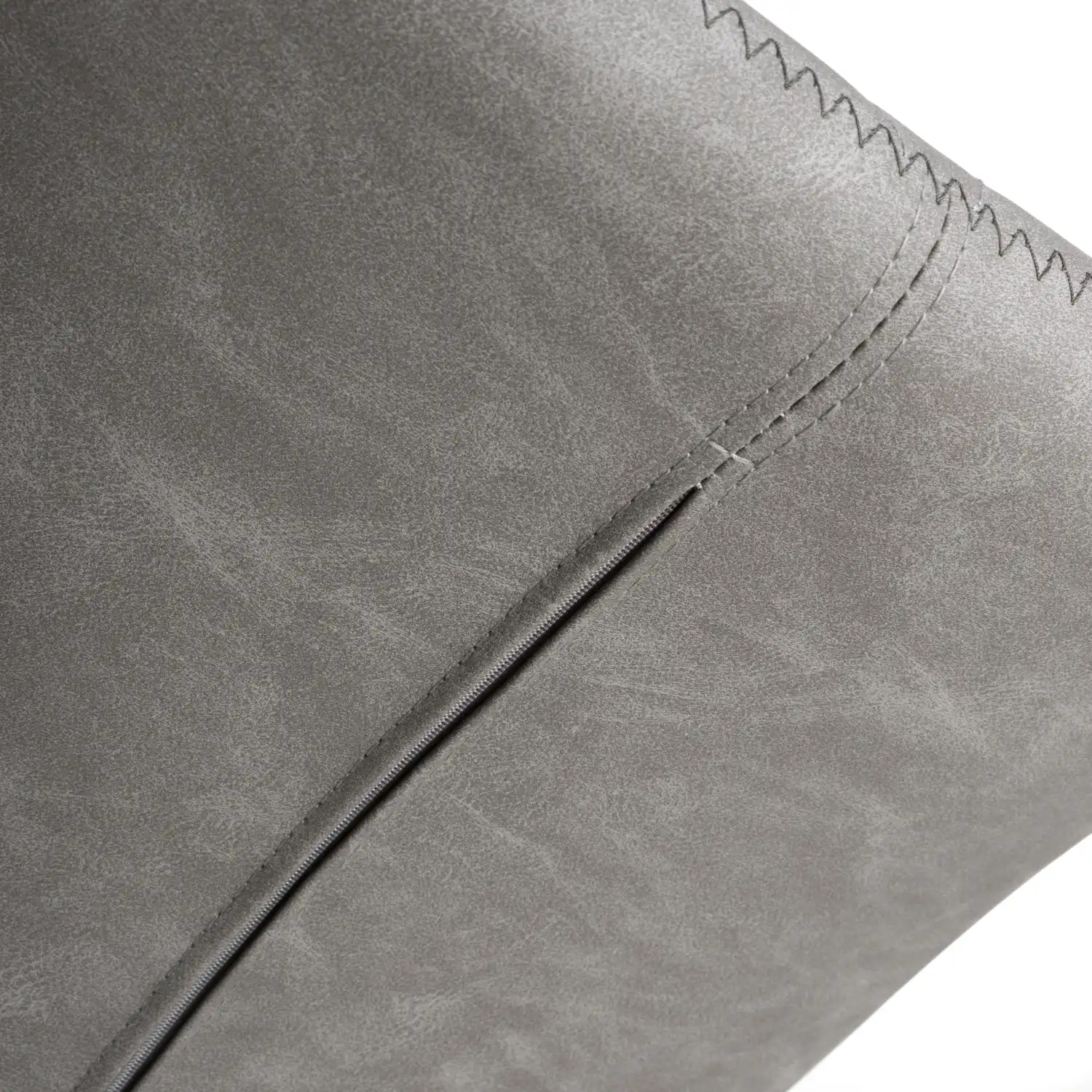 Serena Leather Effect Charcoal Bar Stool - Image 8