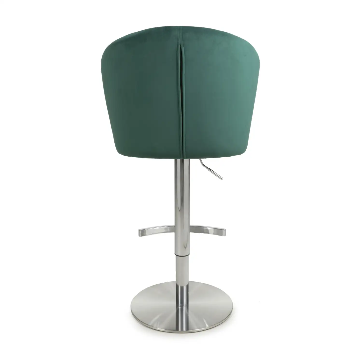Sigma Brushed Velvet Green Bar Stool - Image 5