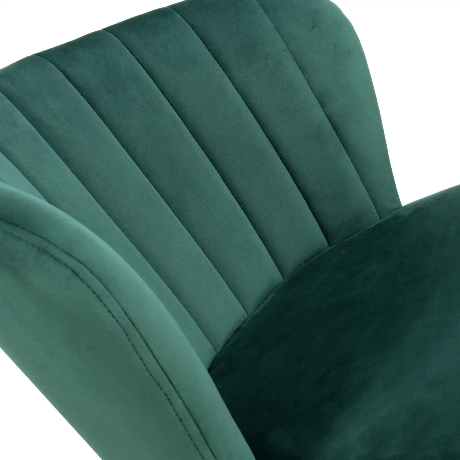 Sigma Brushed Velvet Green Bar Stool - Image 7