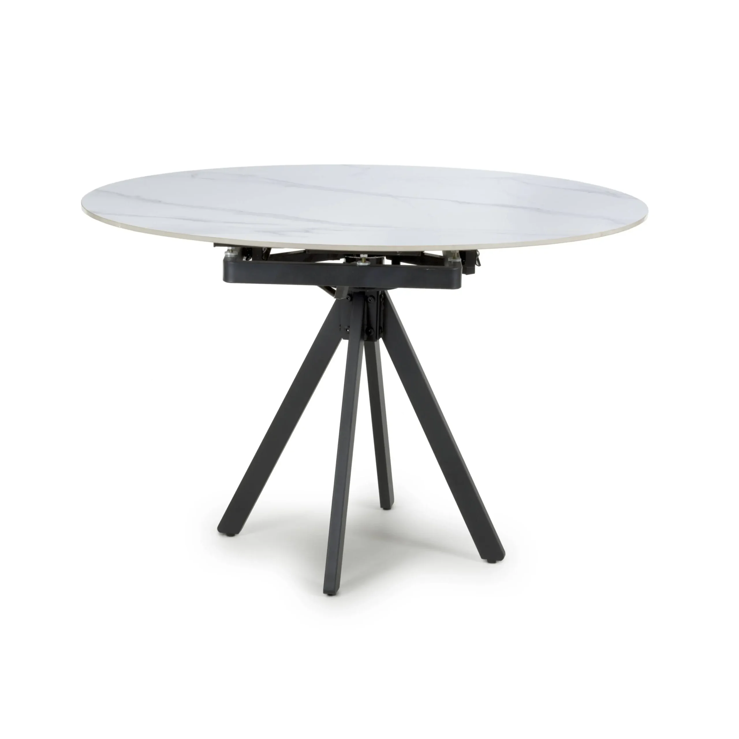 Rotana Rotating White 1.2m Dining Table