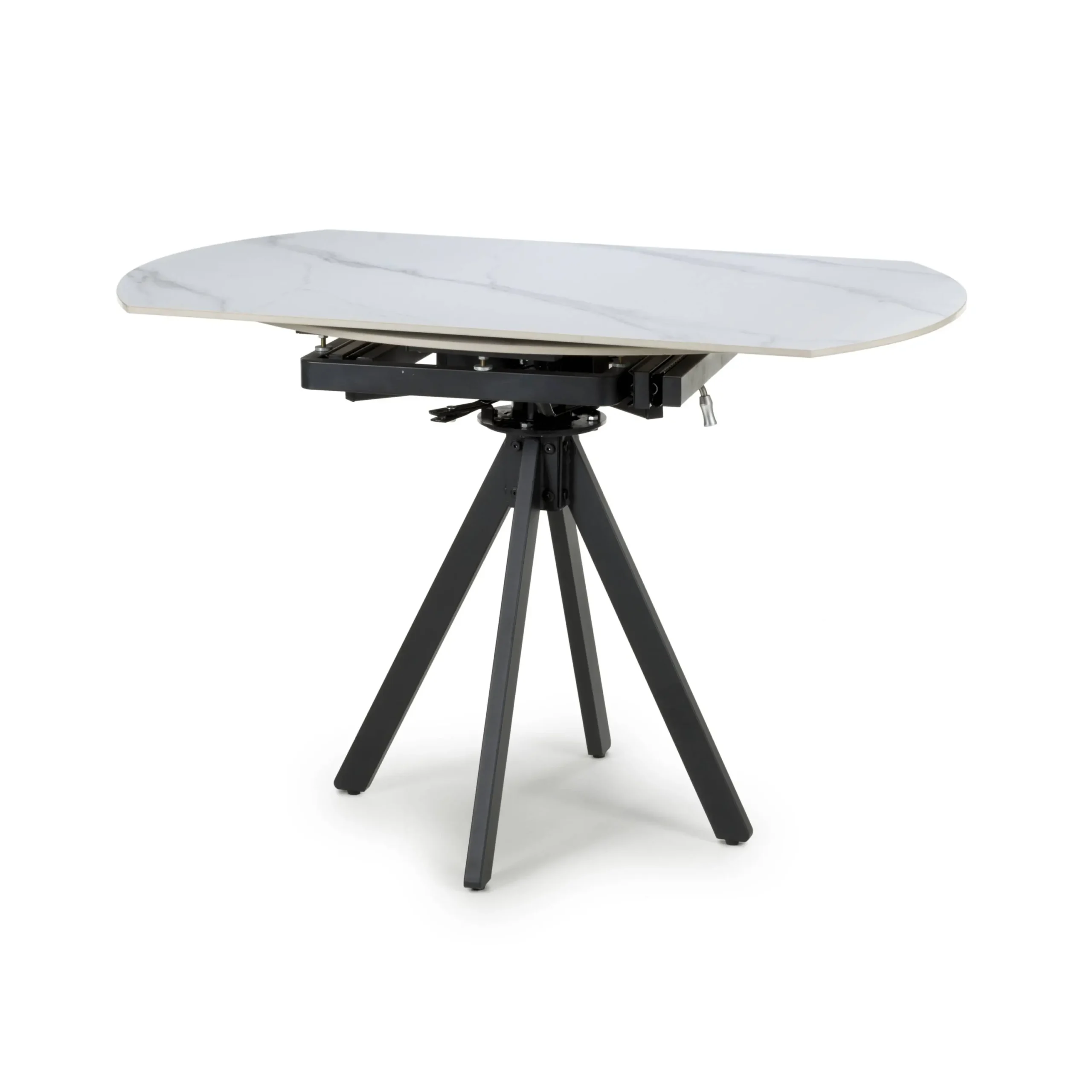 Rotana Rotating White 1.2m Dining Table - Image 2