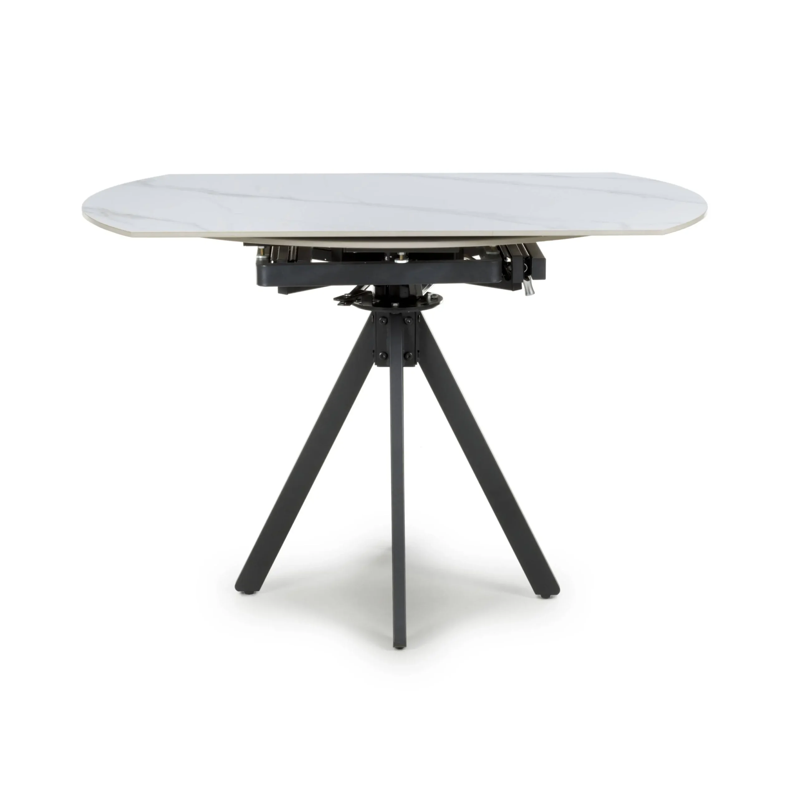 Rotana Rotating White 1.2m Dining Table - Image 4