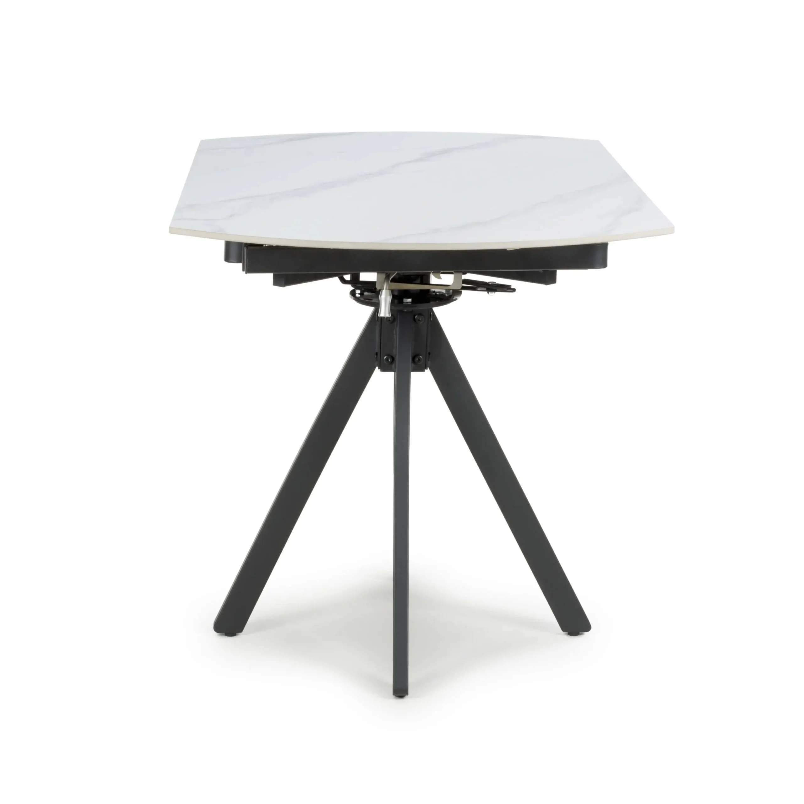 Rotana Rotating White 1.2m Dining Table - Image 6