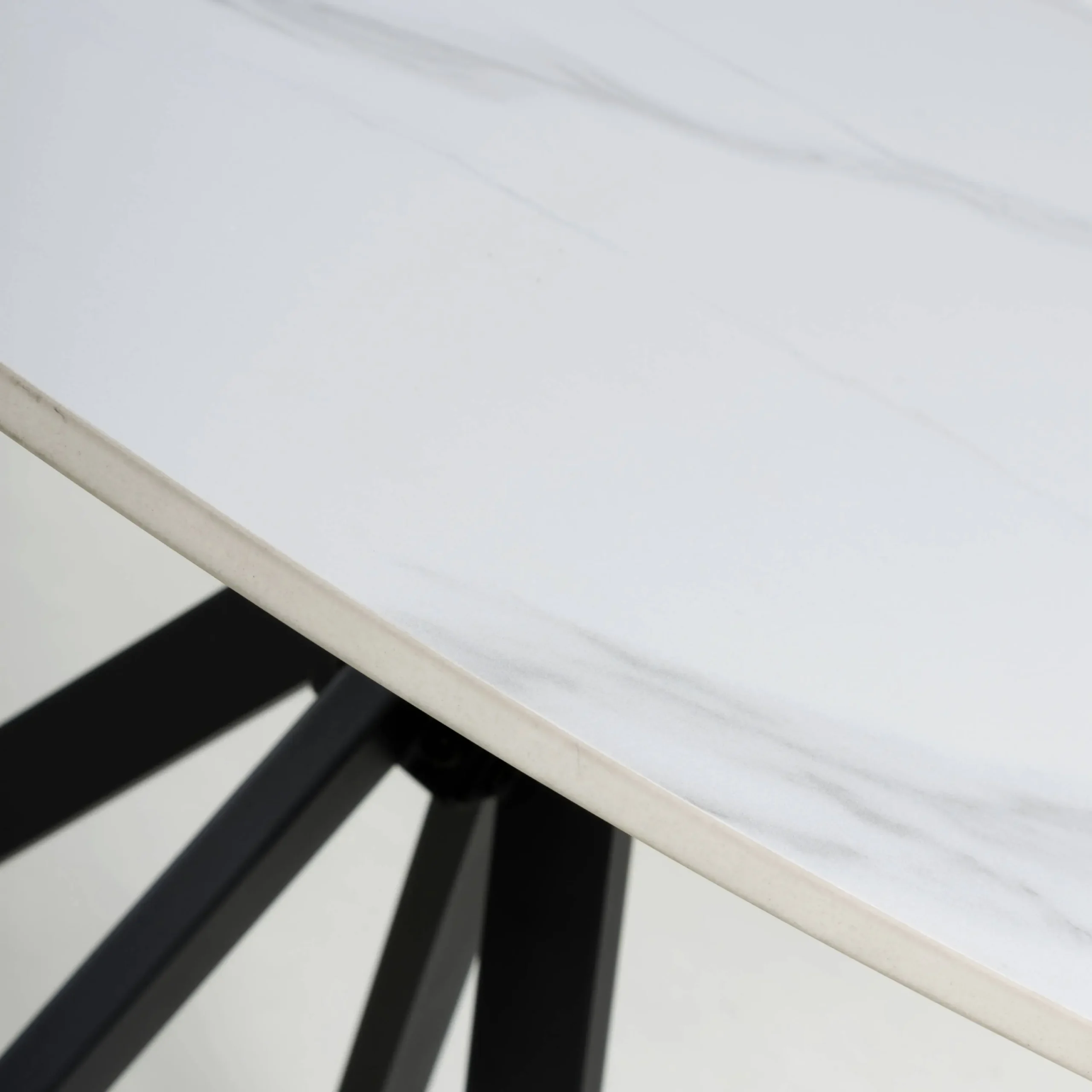 Rotana Rotating White 1.2m Dining Table - Image 12