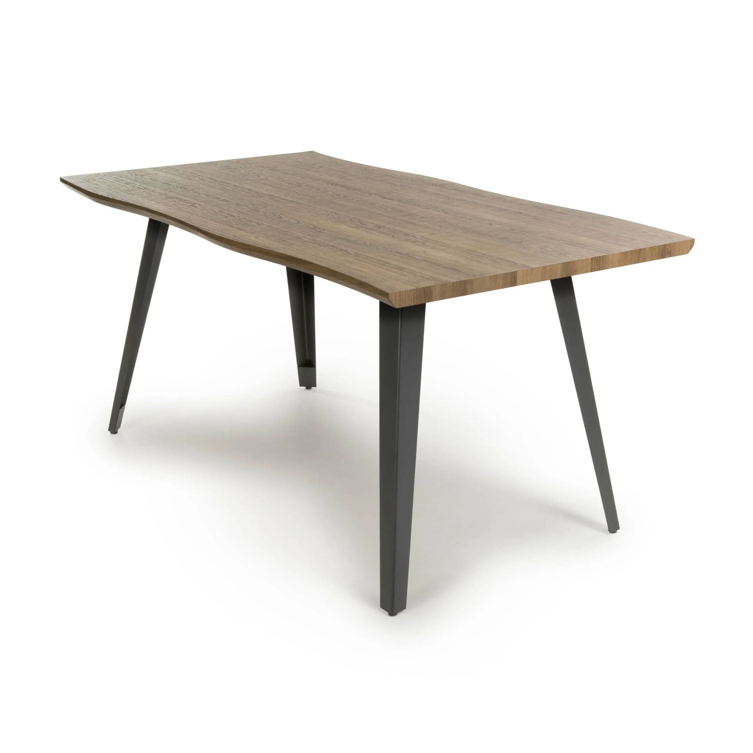 Nassau Medium Natural Curved Dining Table - Image 2