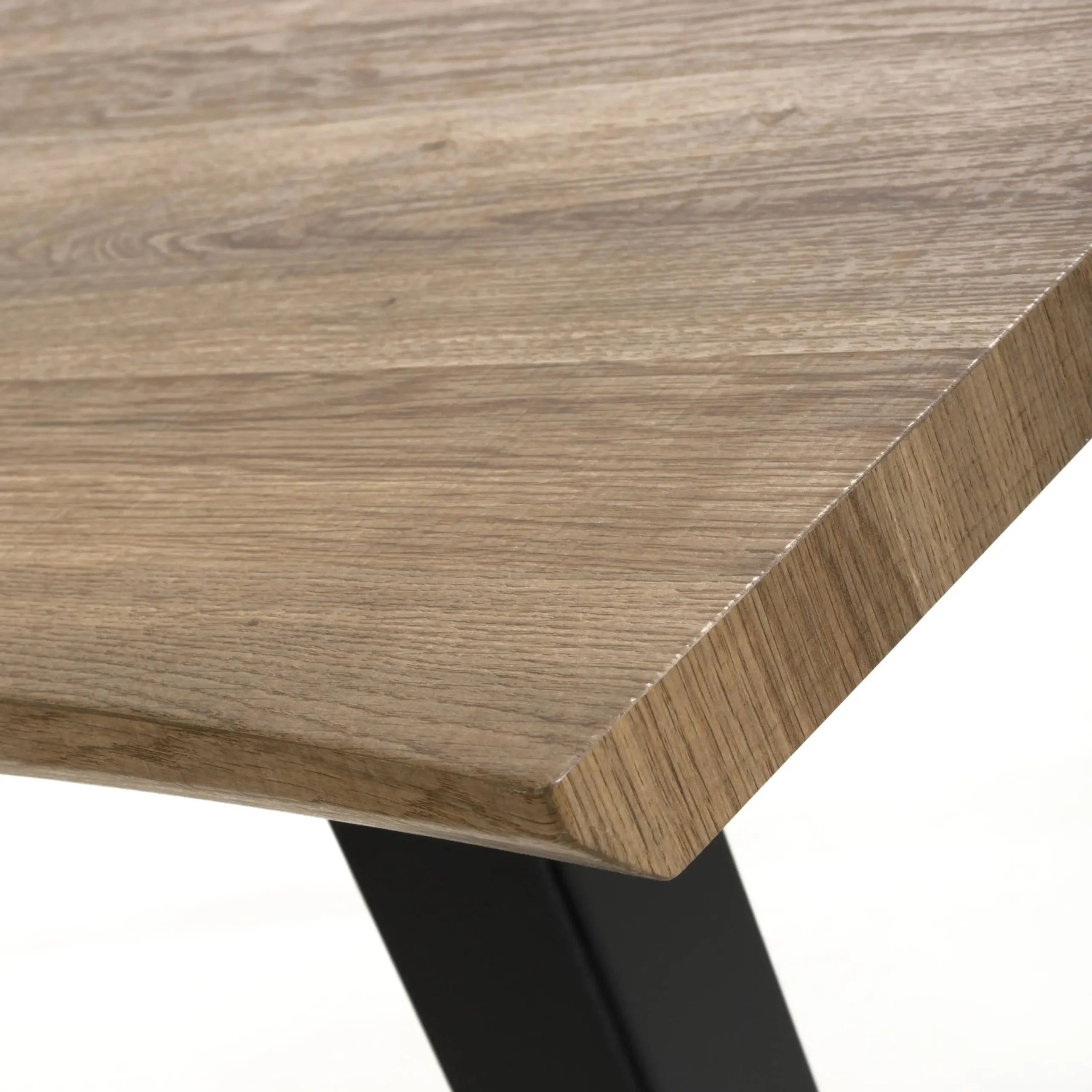 Nassau Medium Natural Curved Dining Table - Image 5