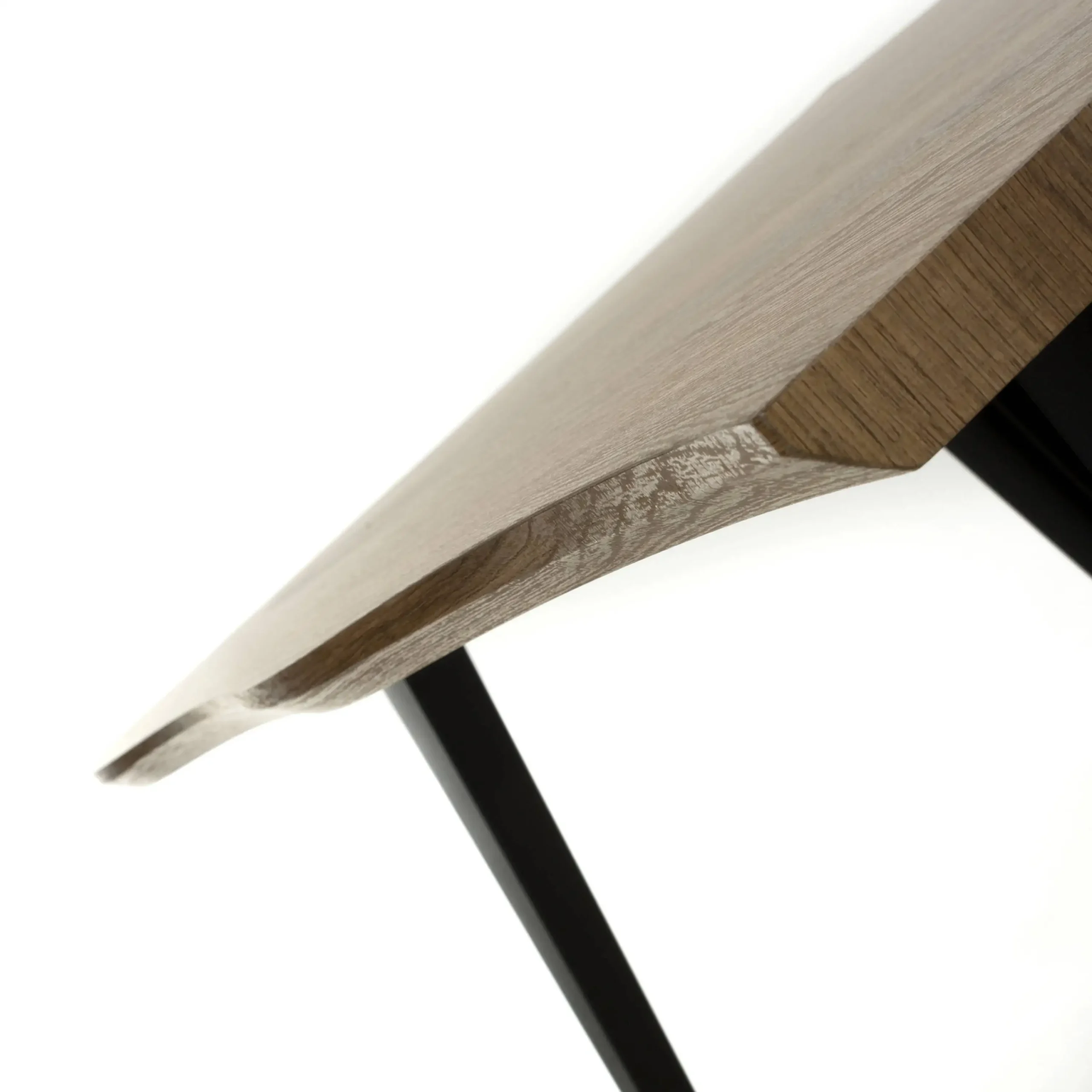 Nassau Medium Natural Curved Dining Table - Image 7