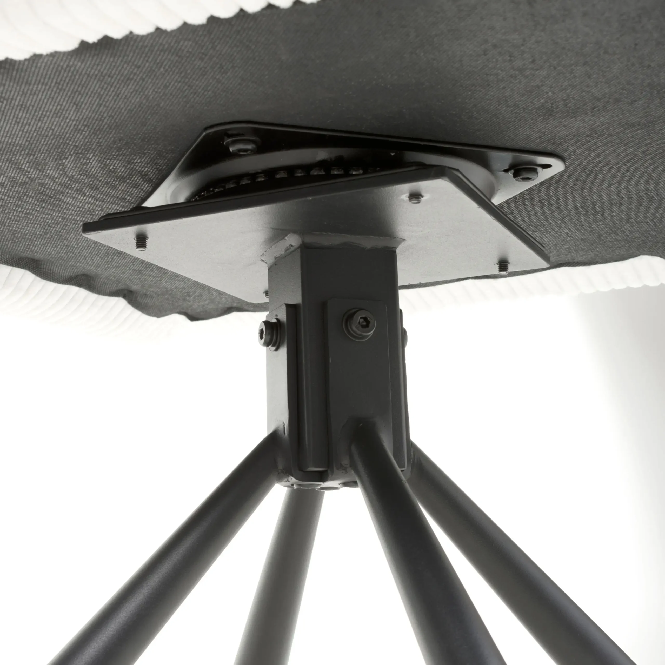 Cassidy Corduroy White Swivel Chair - Image 9