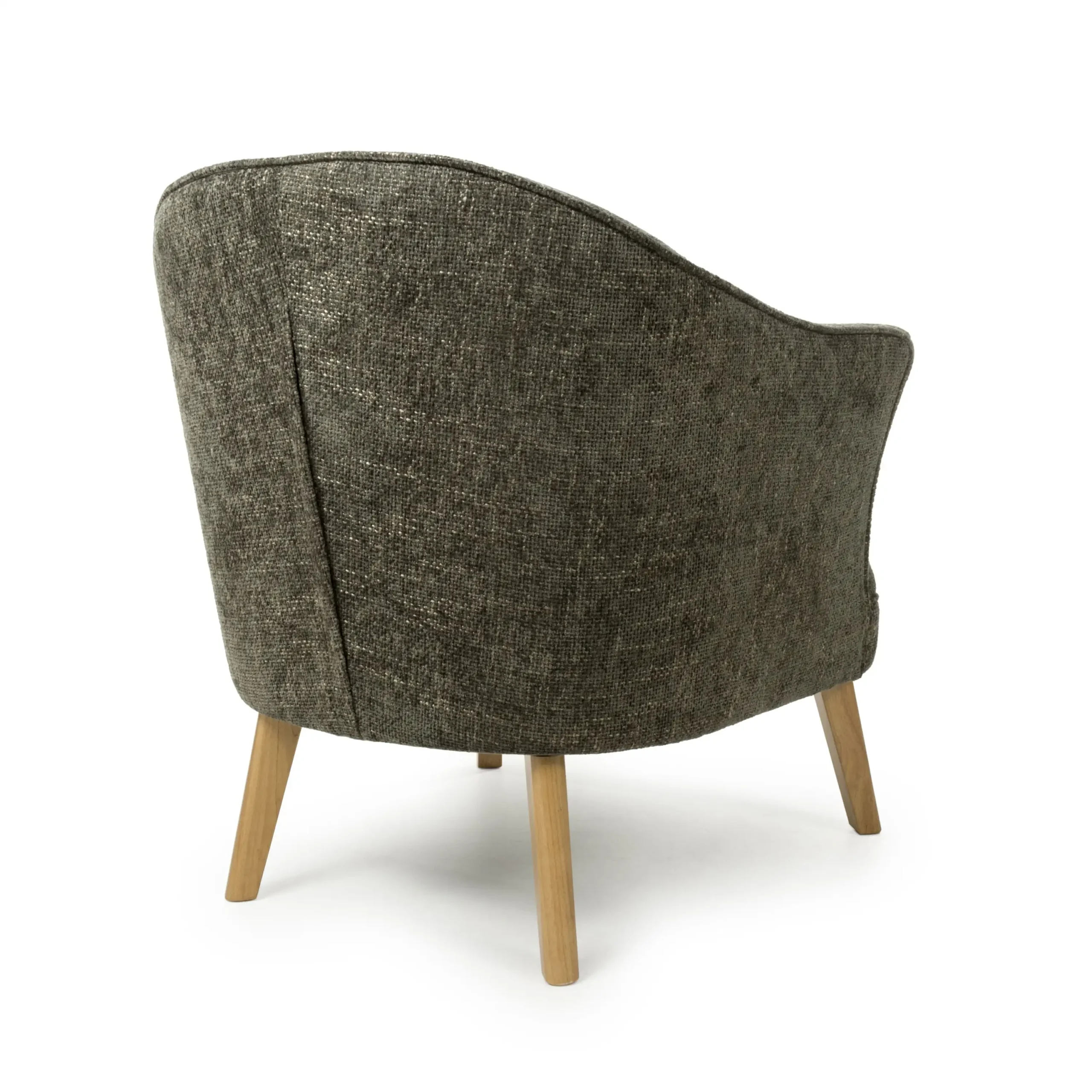 Mallory Flax Effect Green Armchair - Image 2