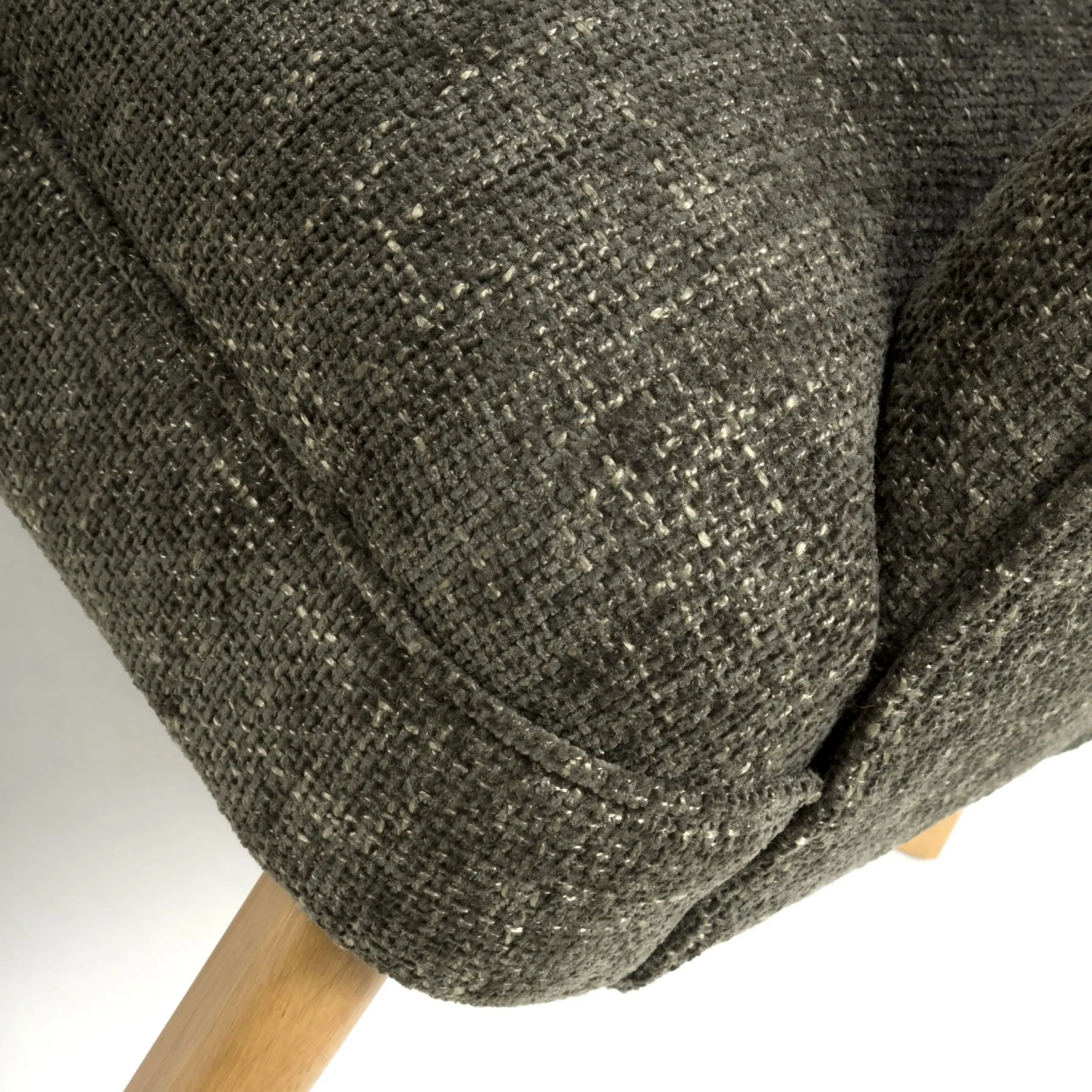 Mallory Flax Effect Green Armchair - Image 6