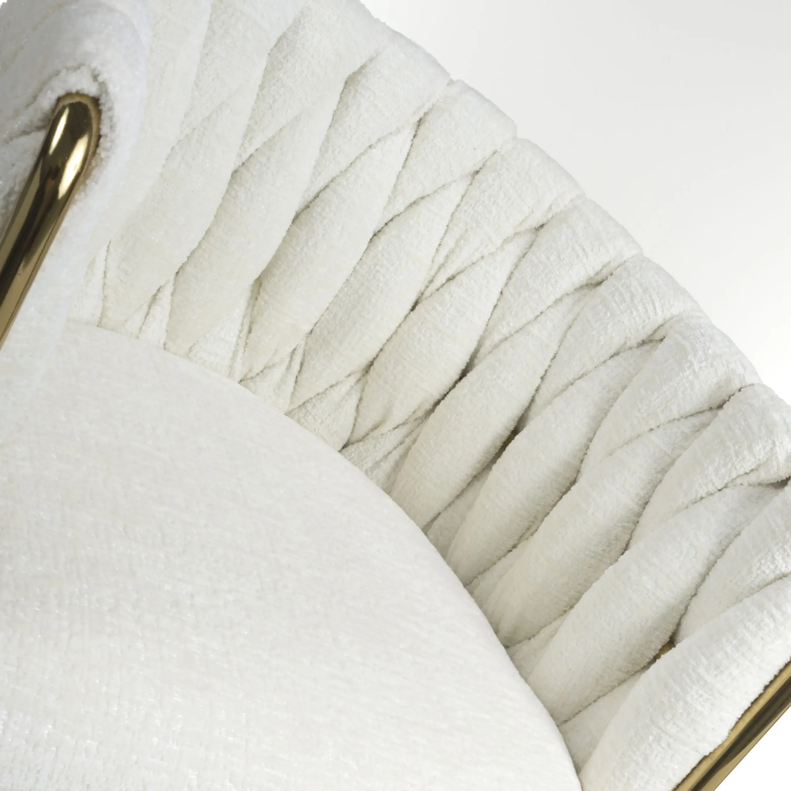 Bellaire Textured Effect Cream Bar Stool - Image 9