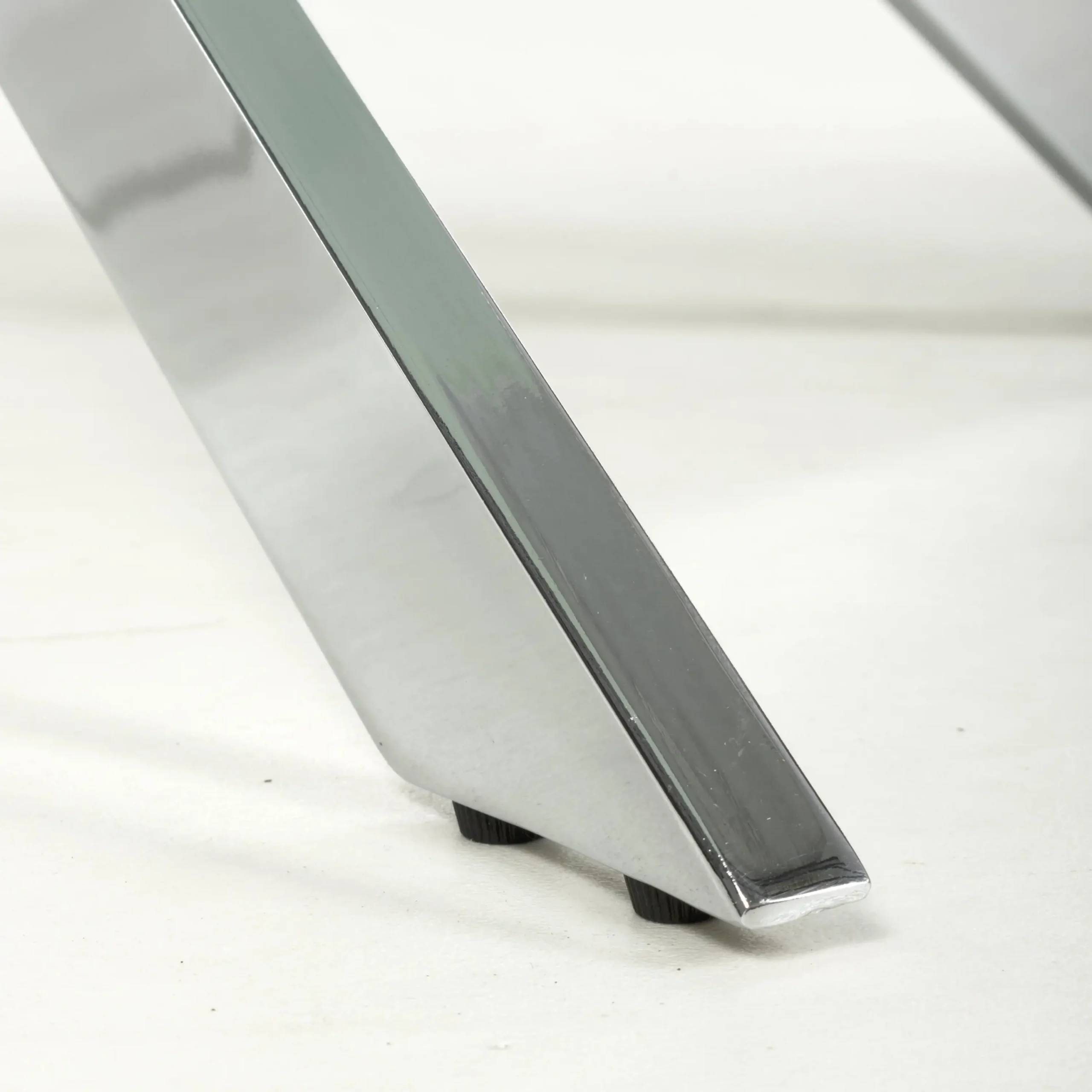 Astoria Medium 1.6m White/Chrome Dining Table - Image 8