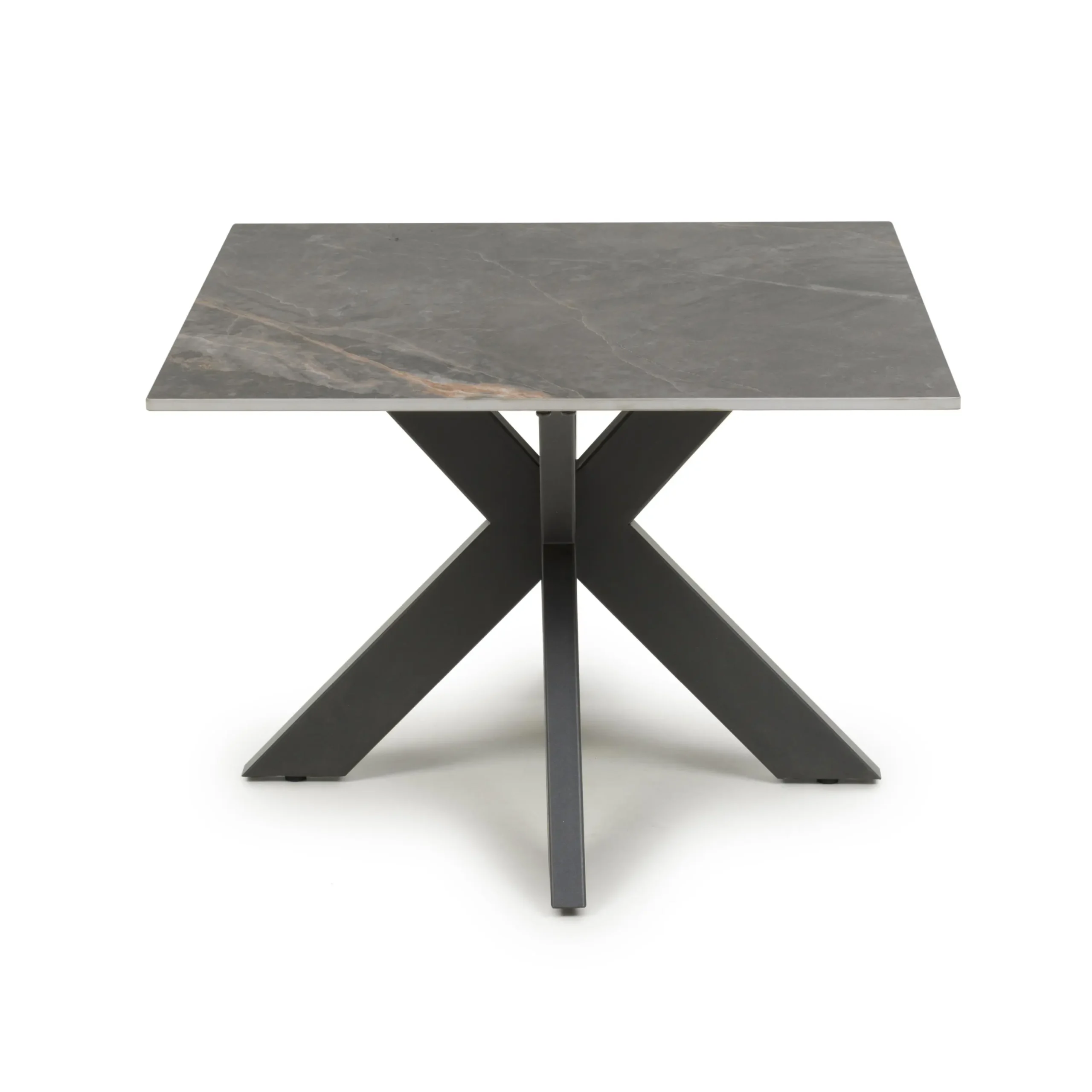 Tokyo Square Ceramic Grey End Table - Image 2