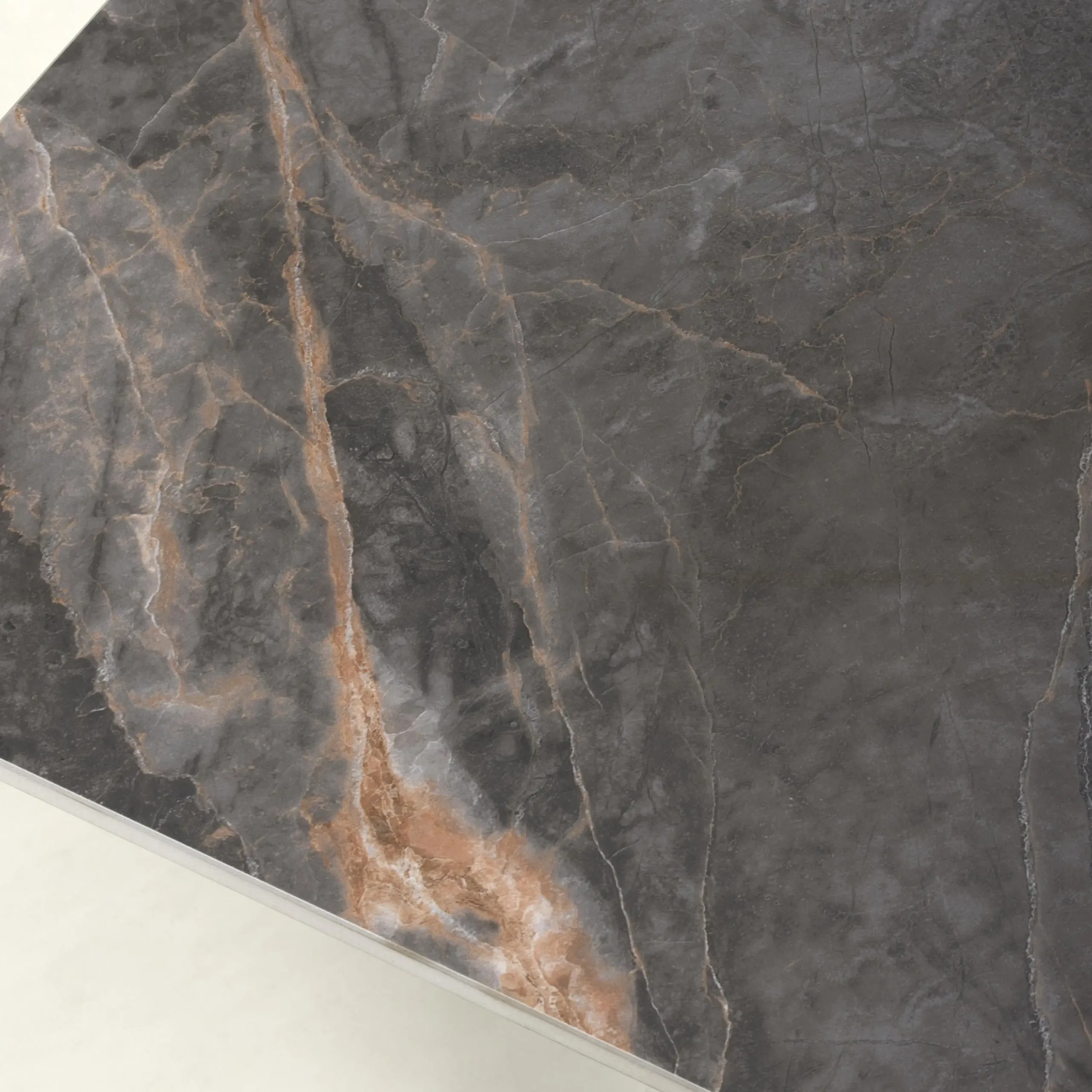 Tokyo Square Ceramic Grey End Table - Image 3