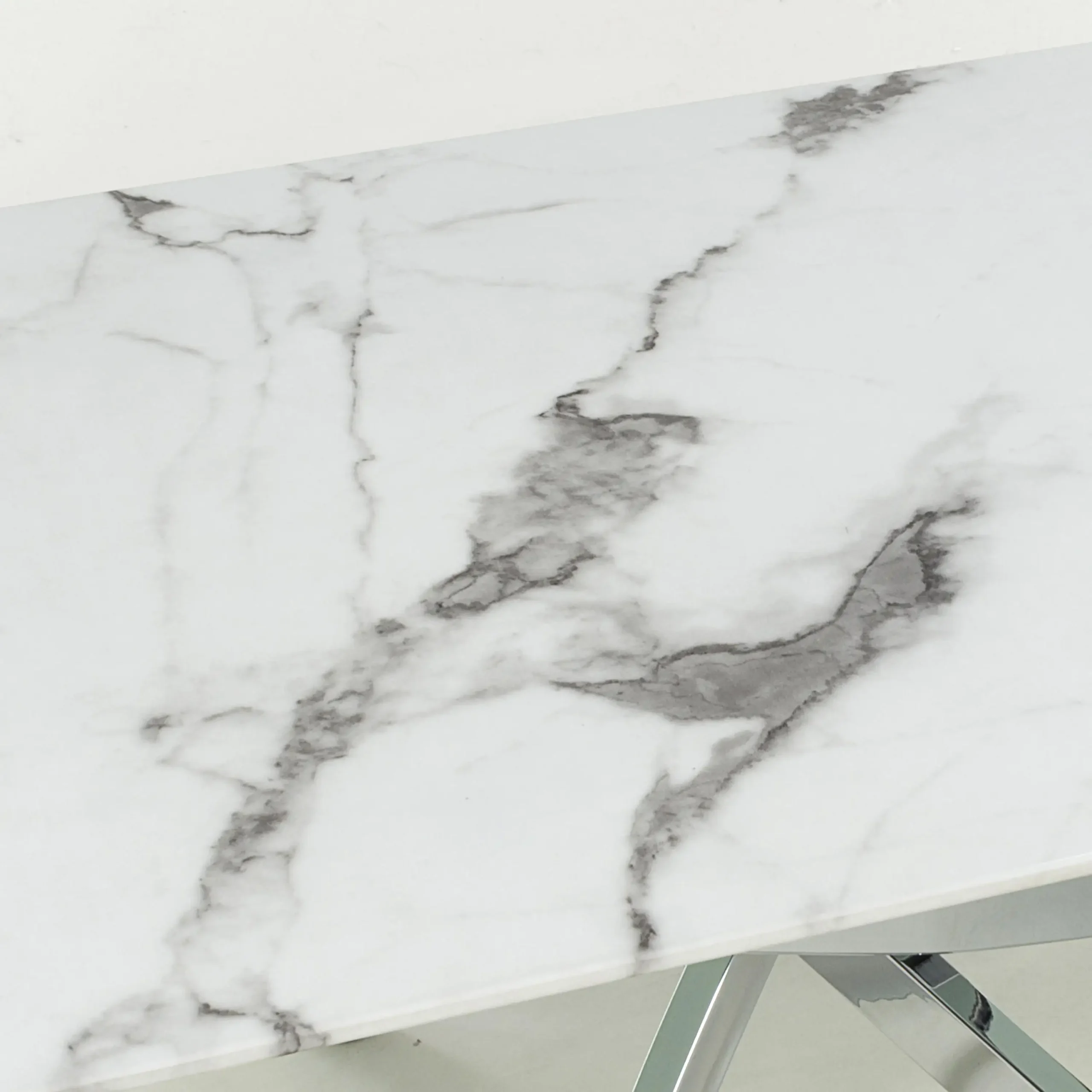 Astoria White/Chrome Coffee Table - Image 4