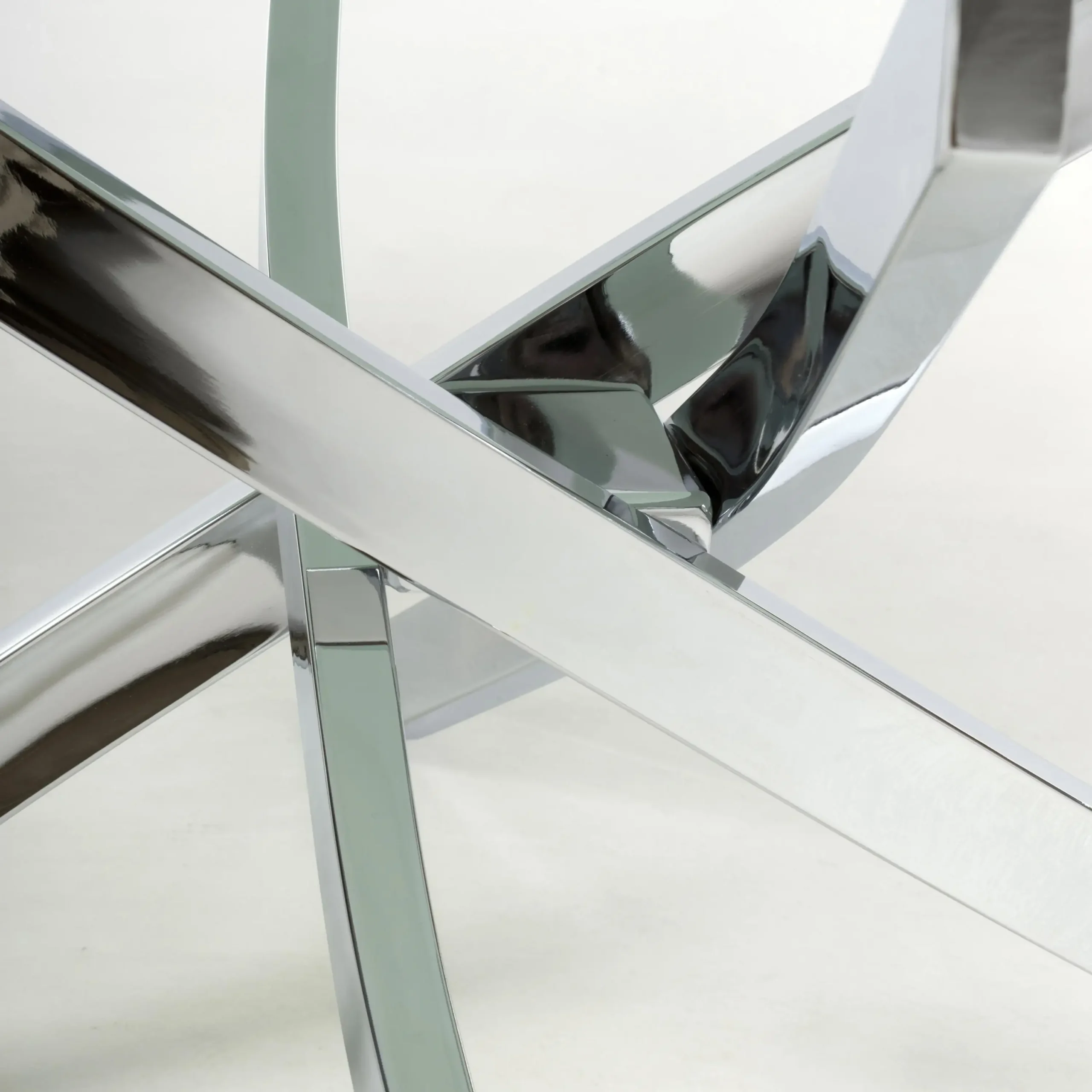 Astoria White/Chrome Coffee Table - Image 6