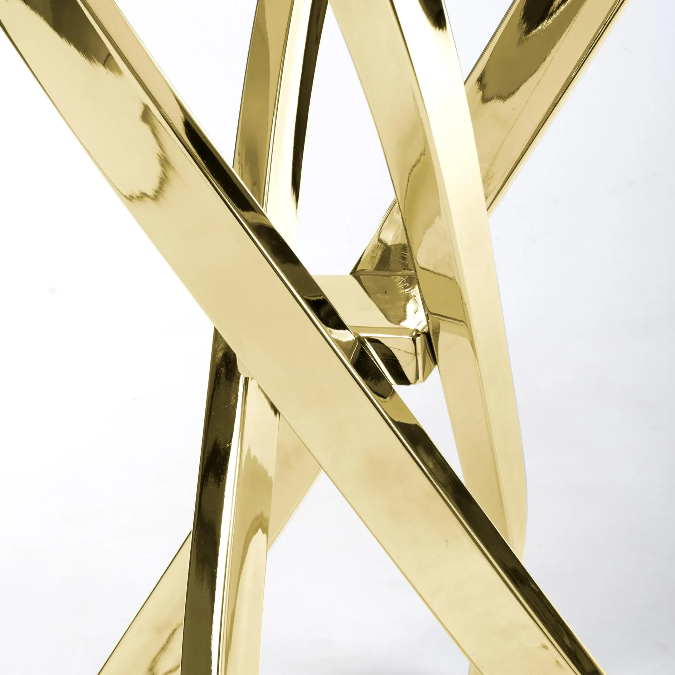 Astoria White/Gold Console Table - Image 4