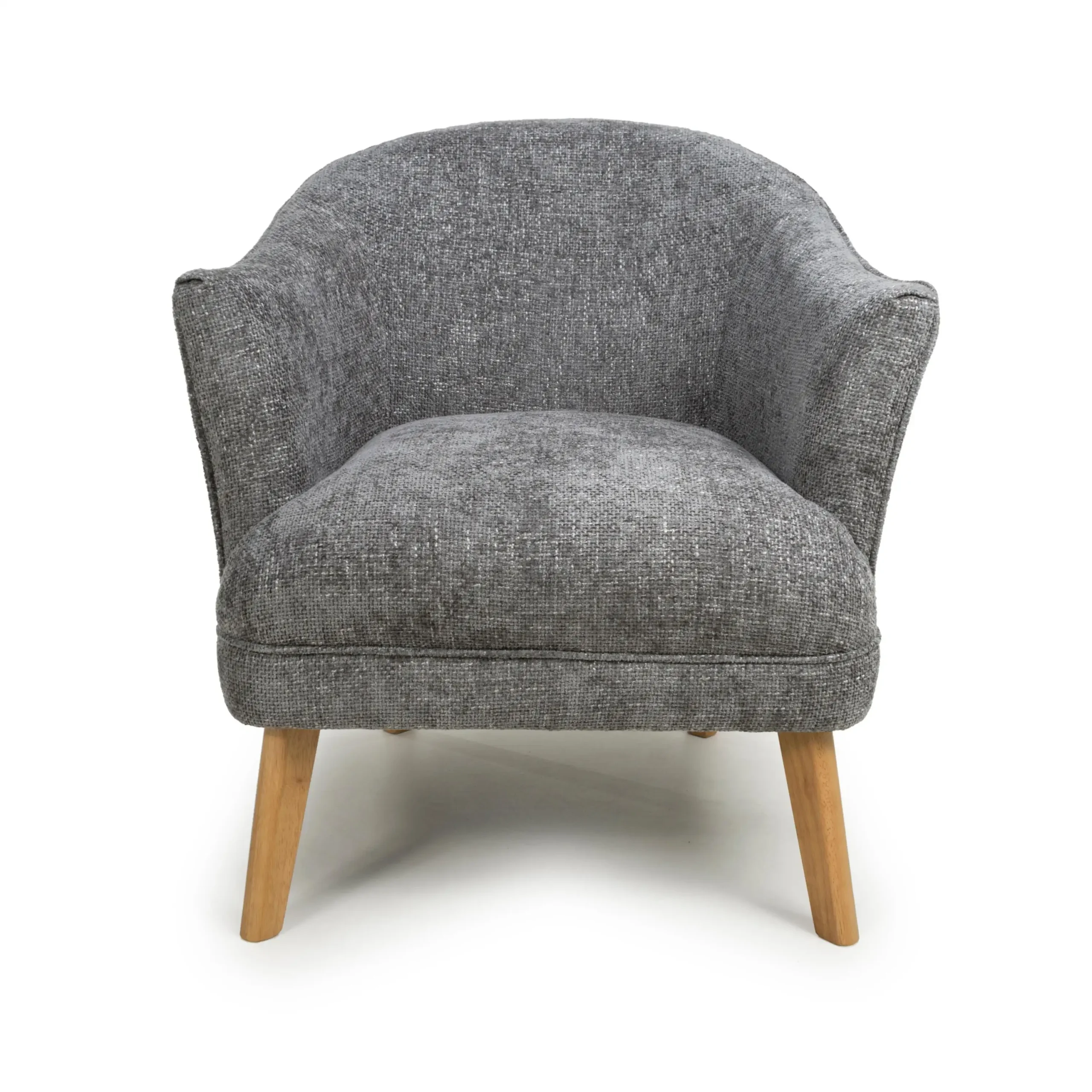 Mallory Flax Effect Grey Armchair - Image 4