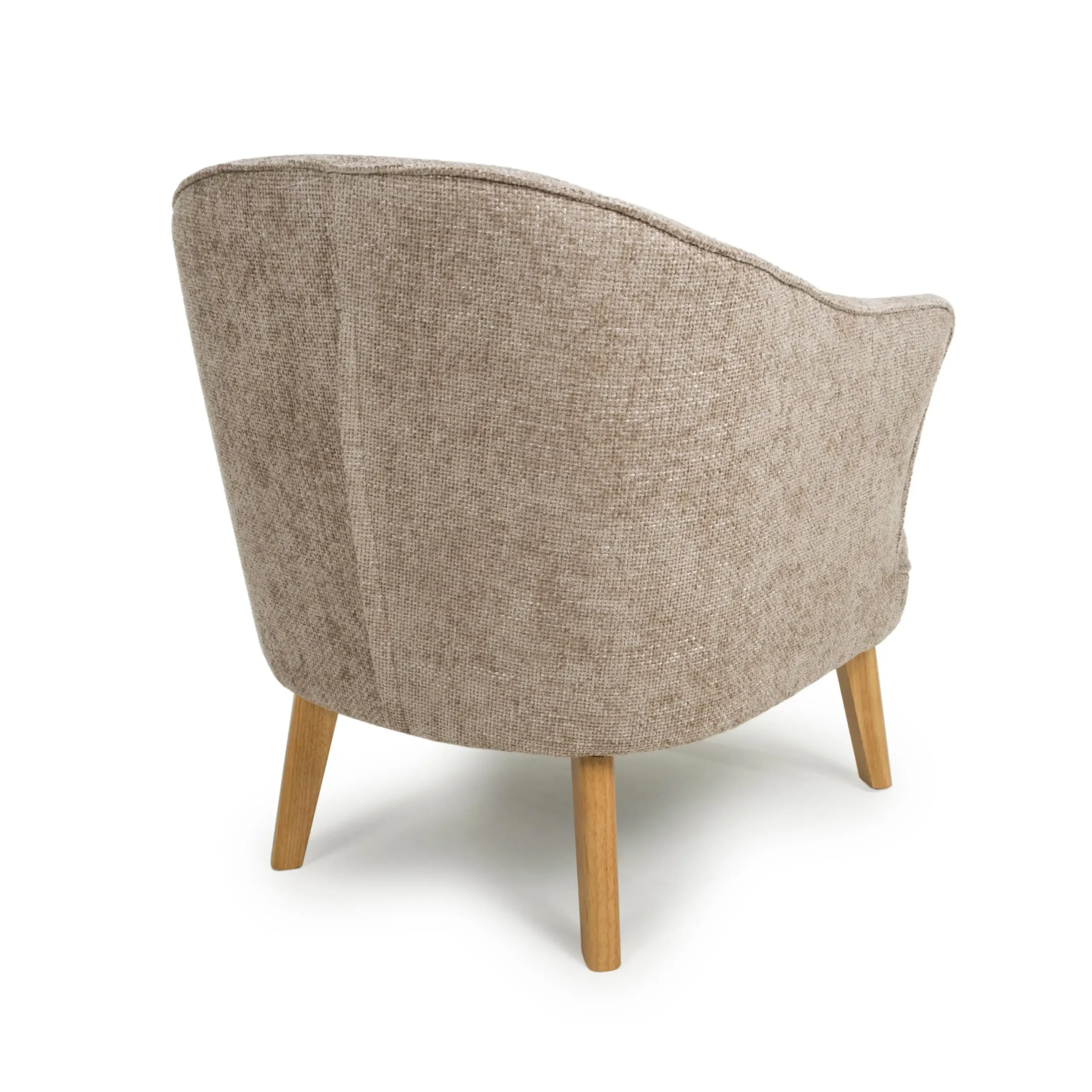 Mallory Flax Effect Natural Armchair - Image 2