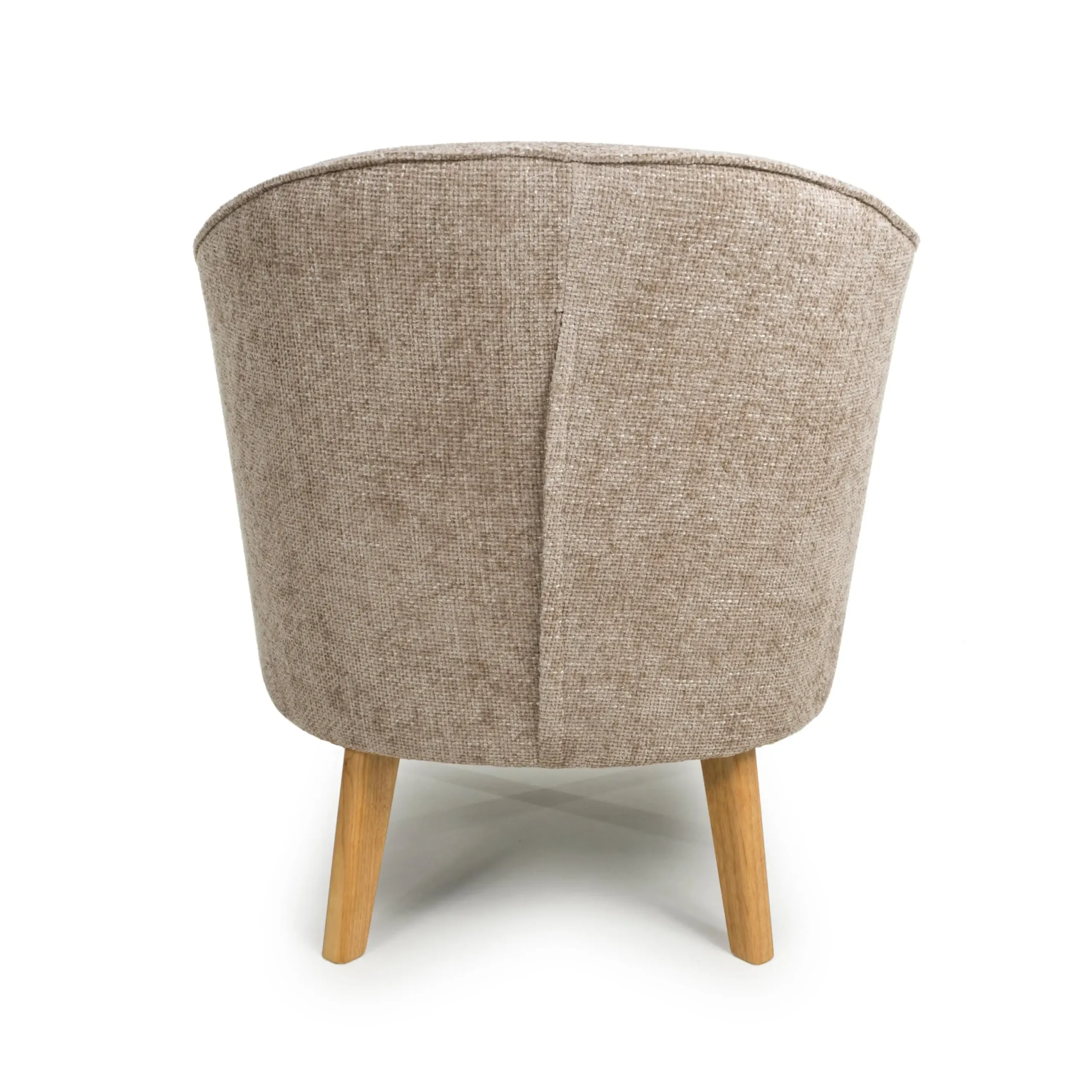 Mallory Flax Effect Natural Armchair - Image 5
