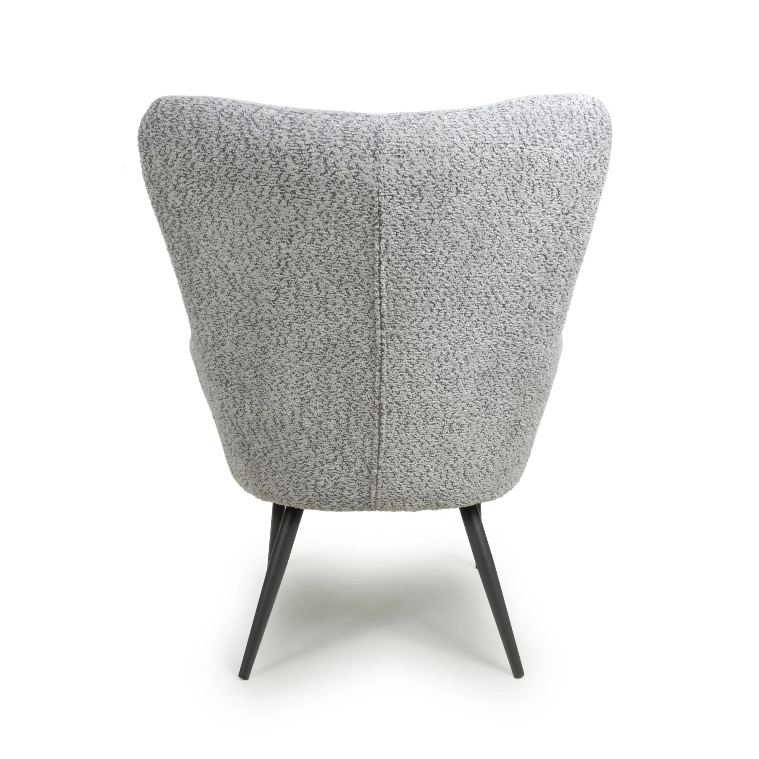 Bordeaux Textured Chenille Effect Grey Armchair - Image 5