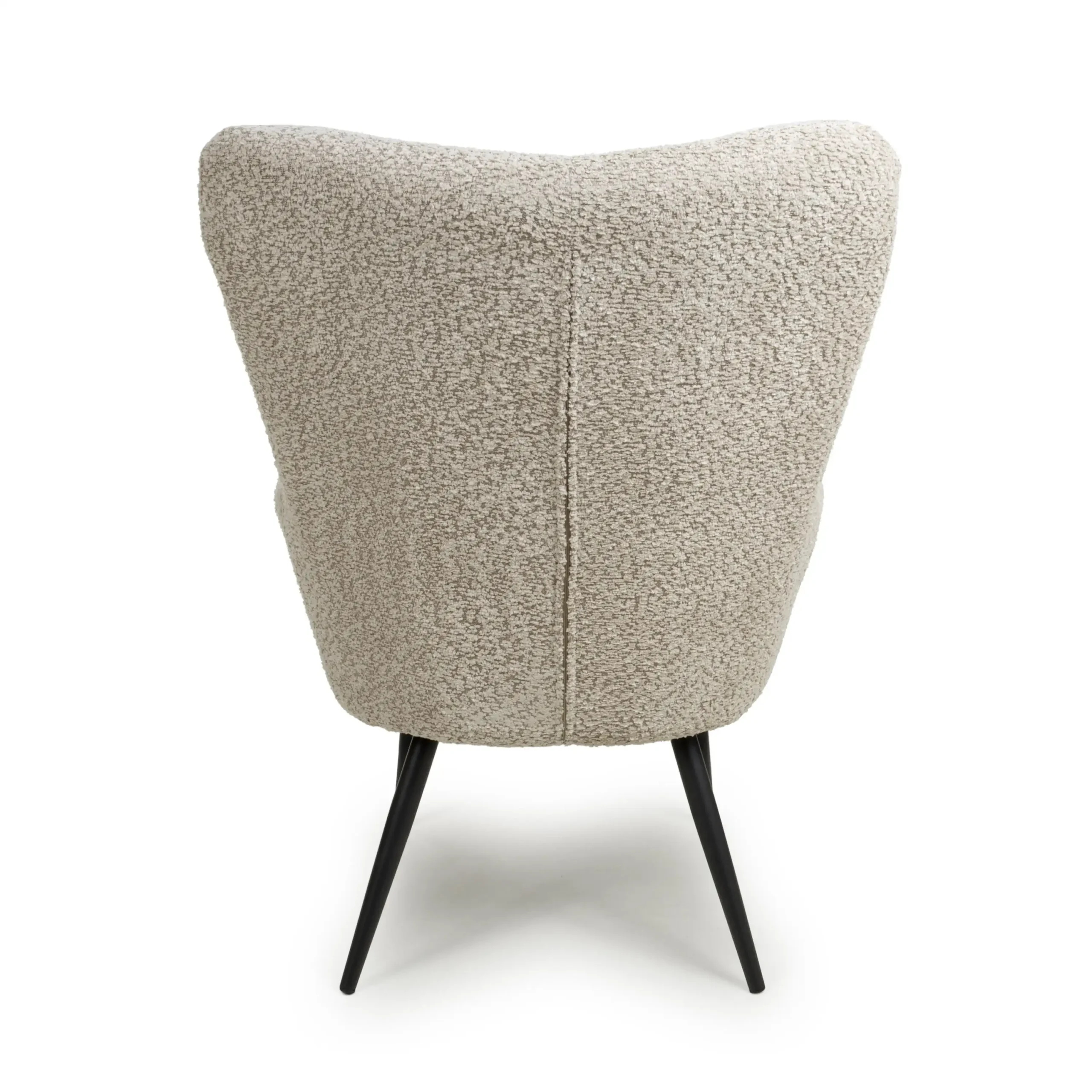 Bordeaux Textured Chenille Effect Mink Armchair - Image 5