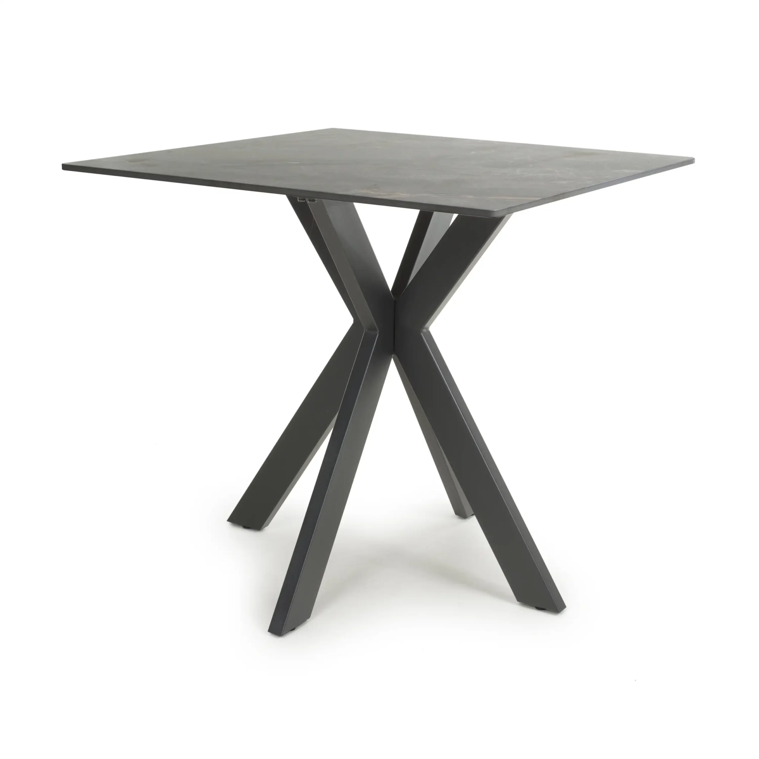 Tokyo Square 80cm Ceramic Grey Dining Table