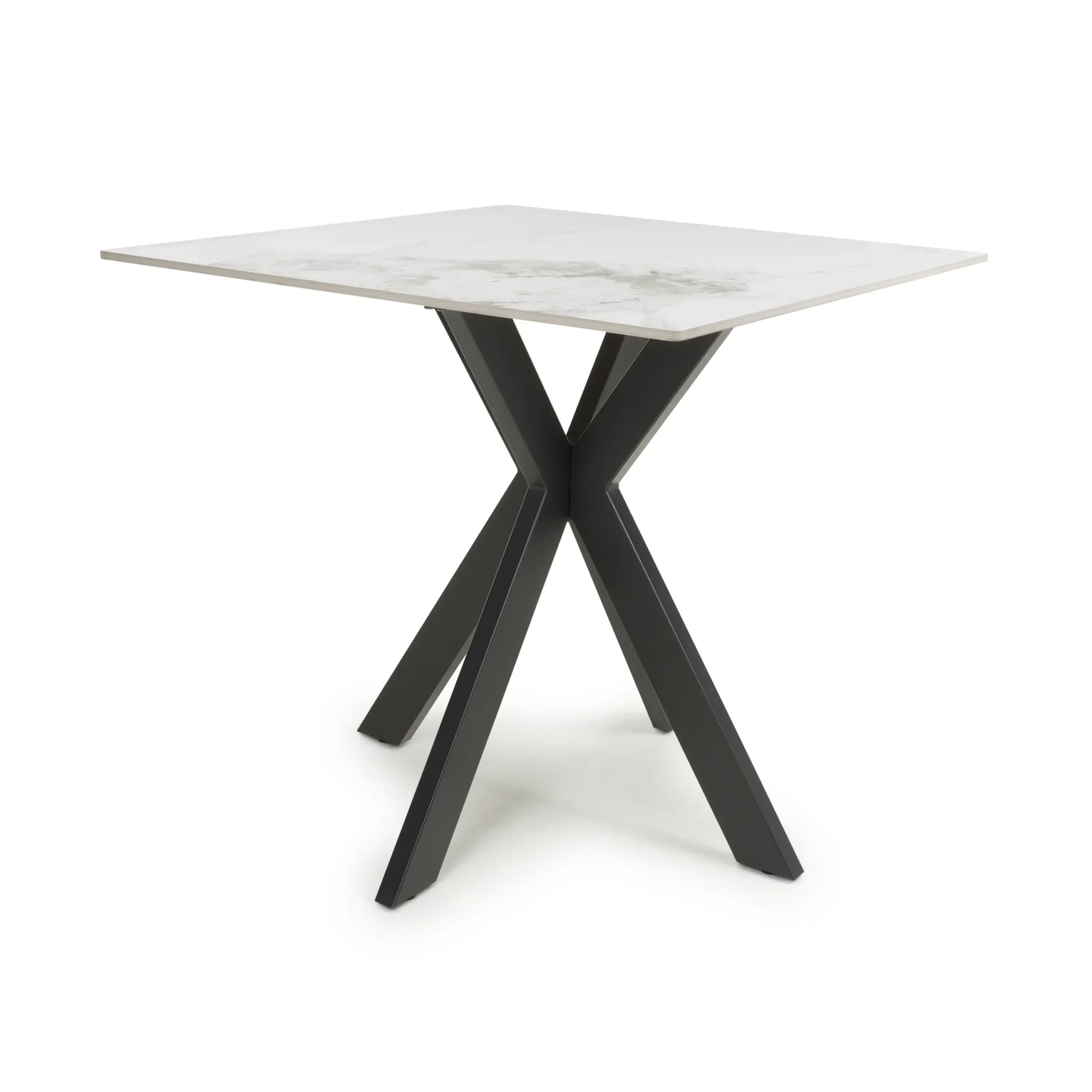 Tokyo Square 80cm Ceramic White Dining Table